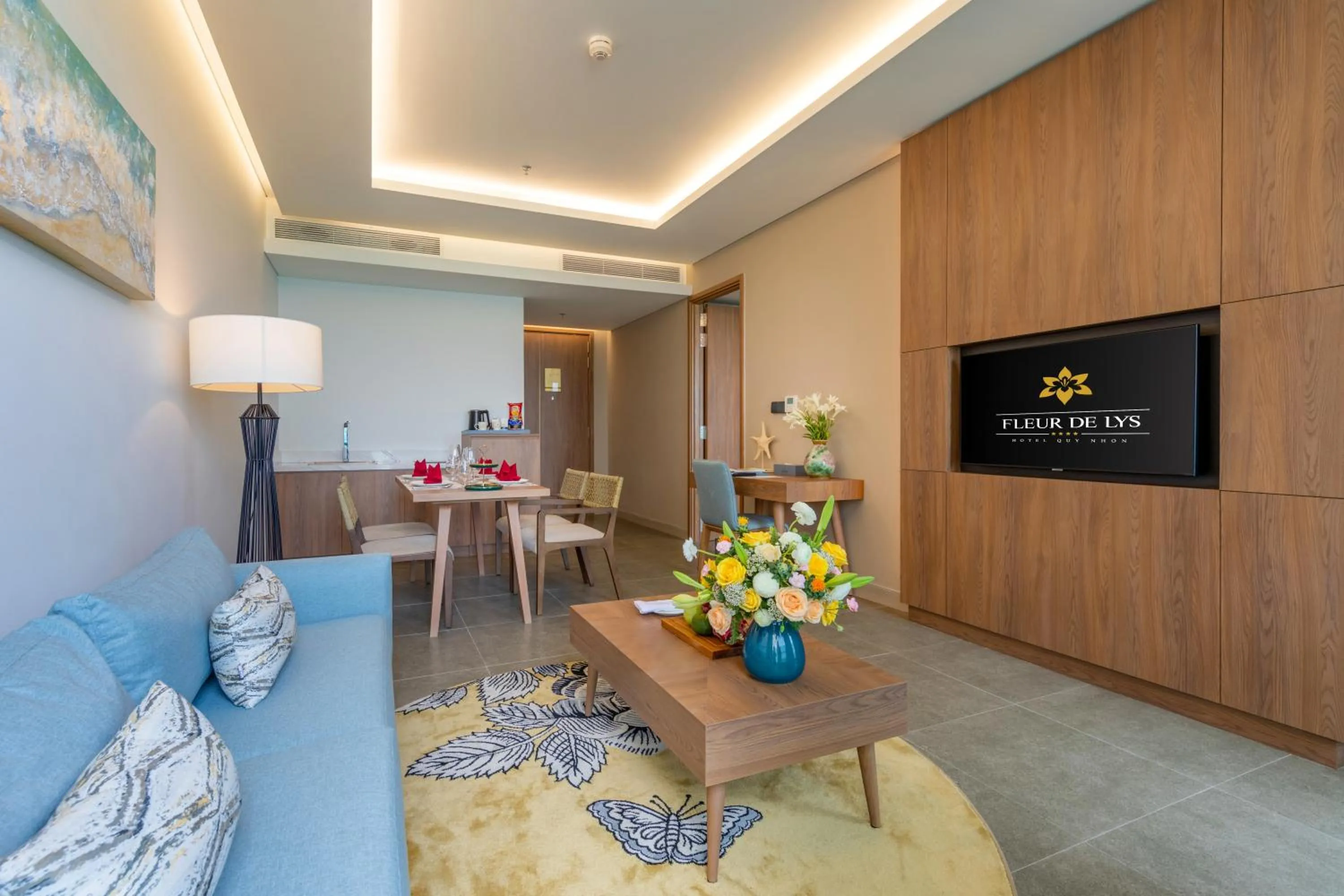 Living room in Fleur de Lys Hotel Quy Nhon