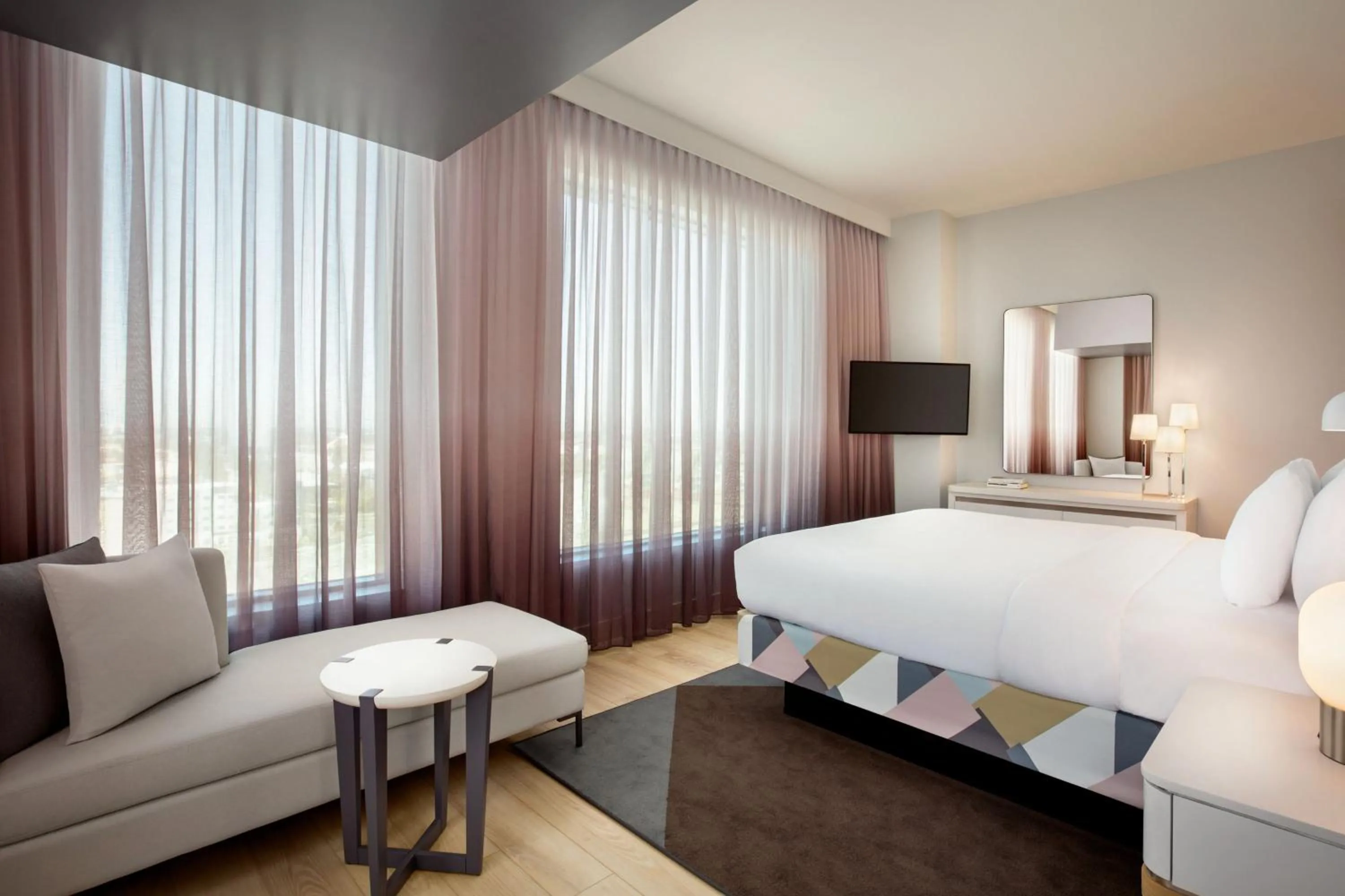 Photo of the whole room, Bed in The Viv Hotel, Anaheim, a Tribute Portfolio Hotel