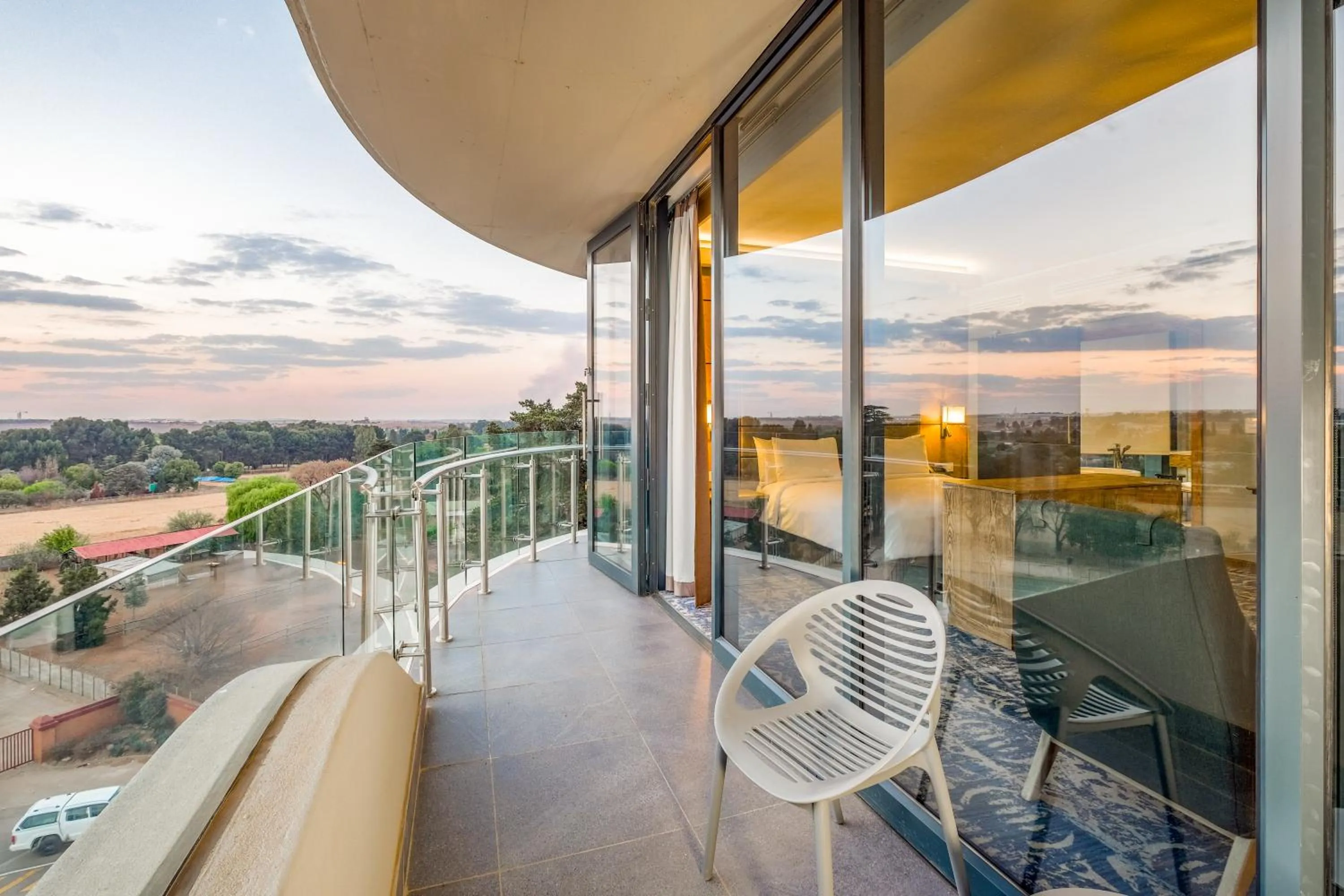 View (from property/room) in Radisson Hotel and Convention Centre OR Tambo Airport