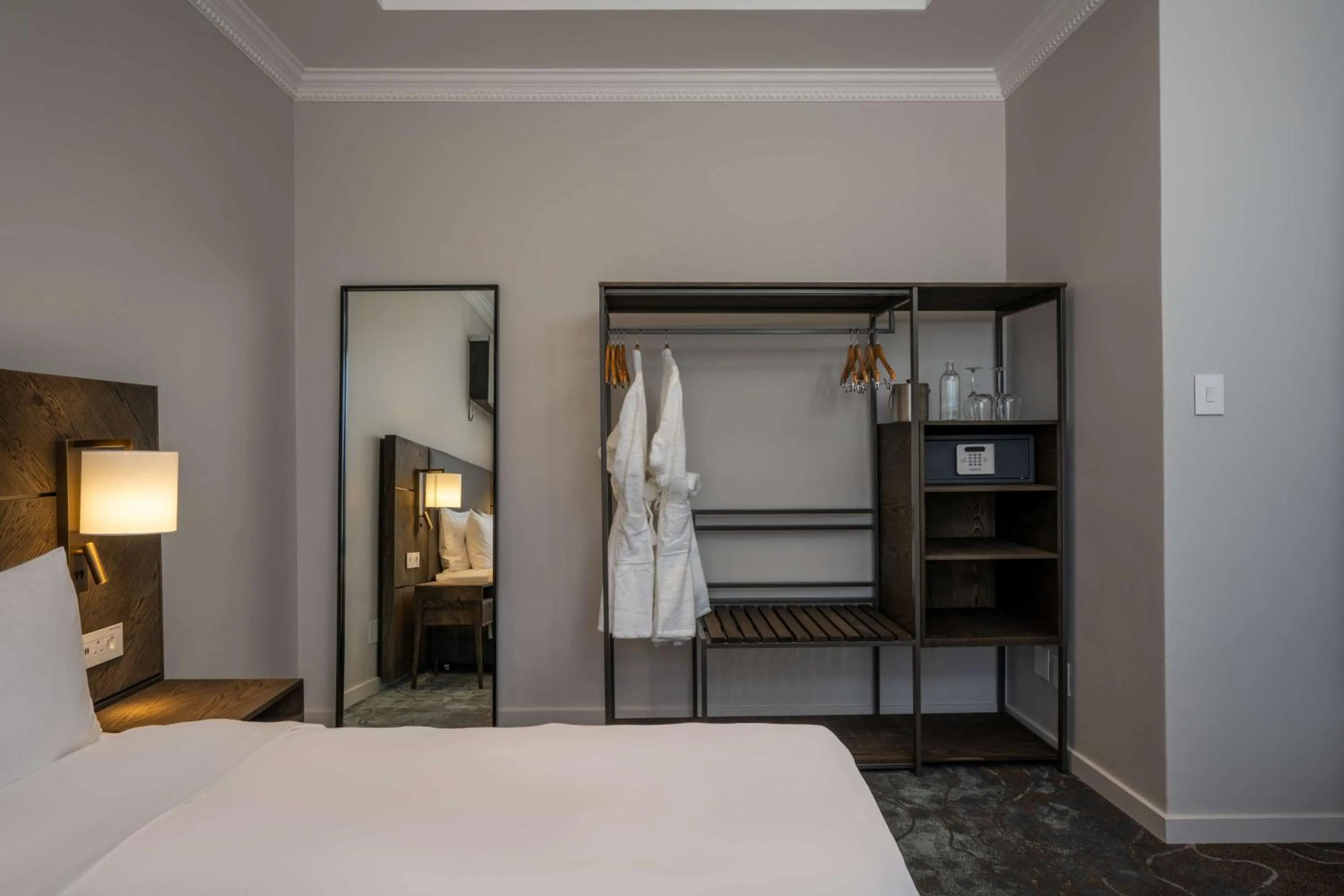 Photo of the whole room, Bed in Radisson Hotel and Convention Centre OR Tambo Airport