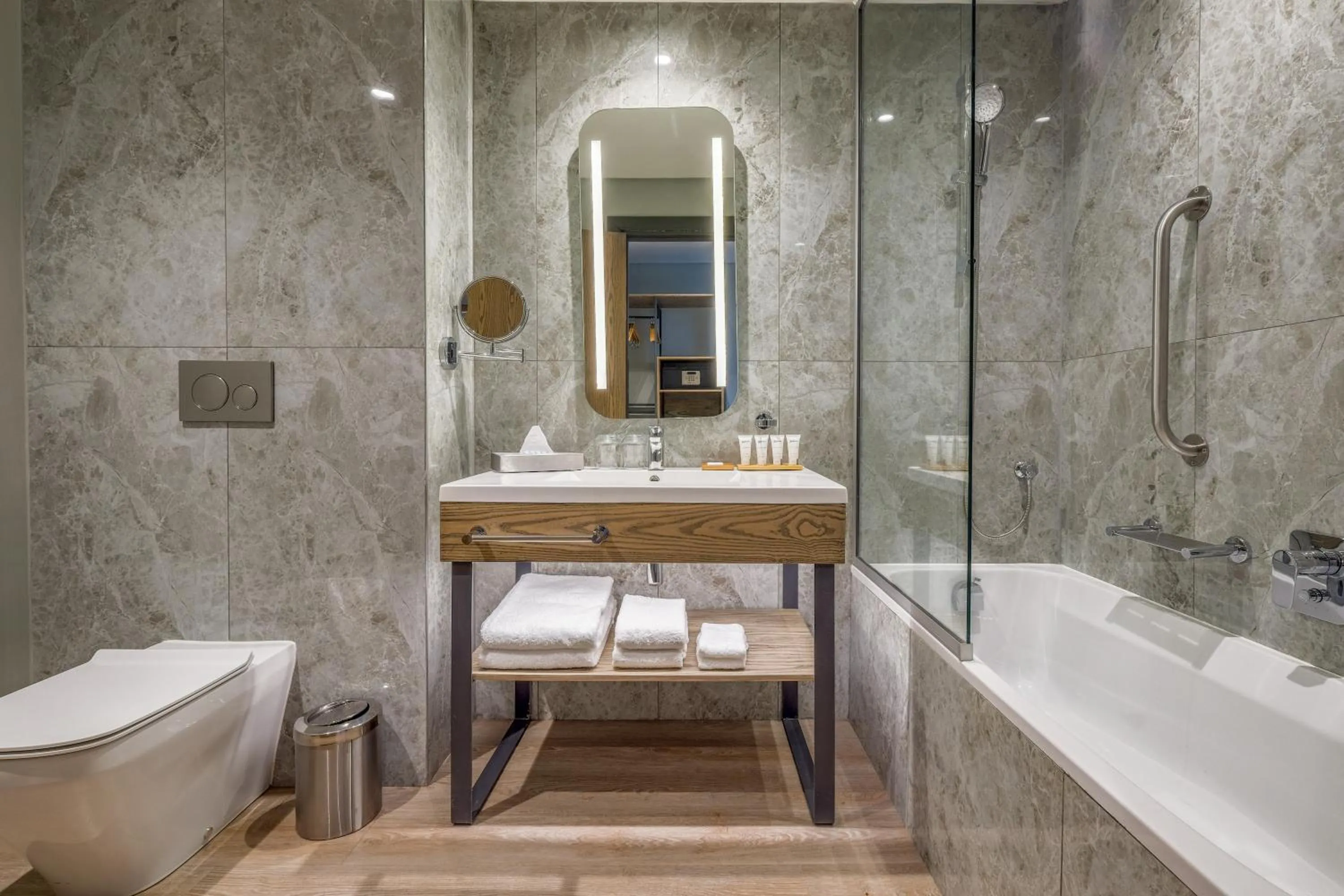 Toilet in Radisson Hotel and Convention Centre OR Tambo Airport