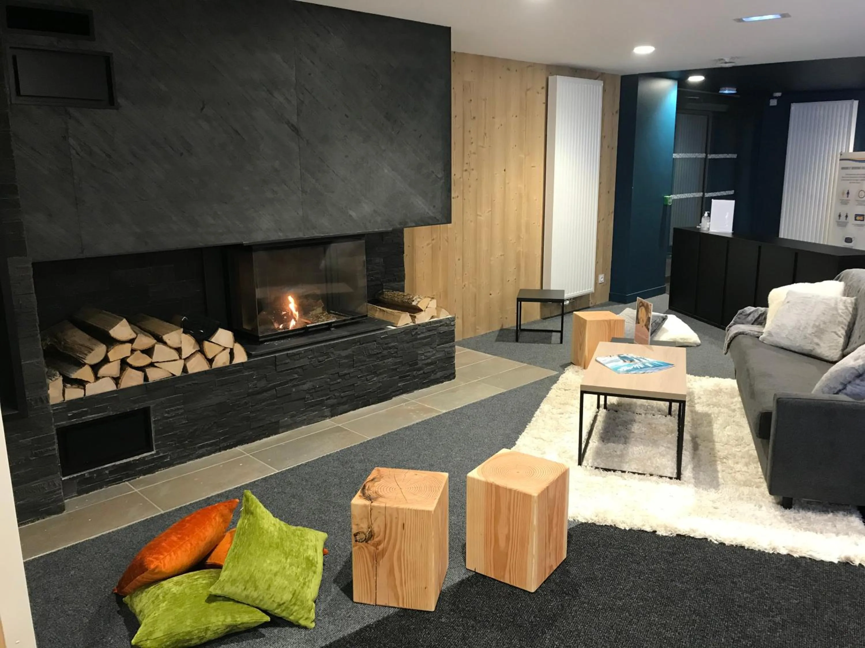 Living room in Résidence Néméa Le Hameau - Les Deux Alpes