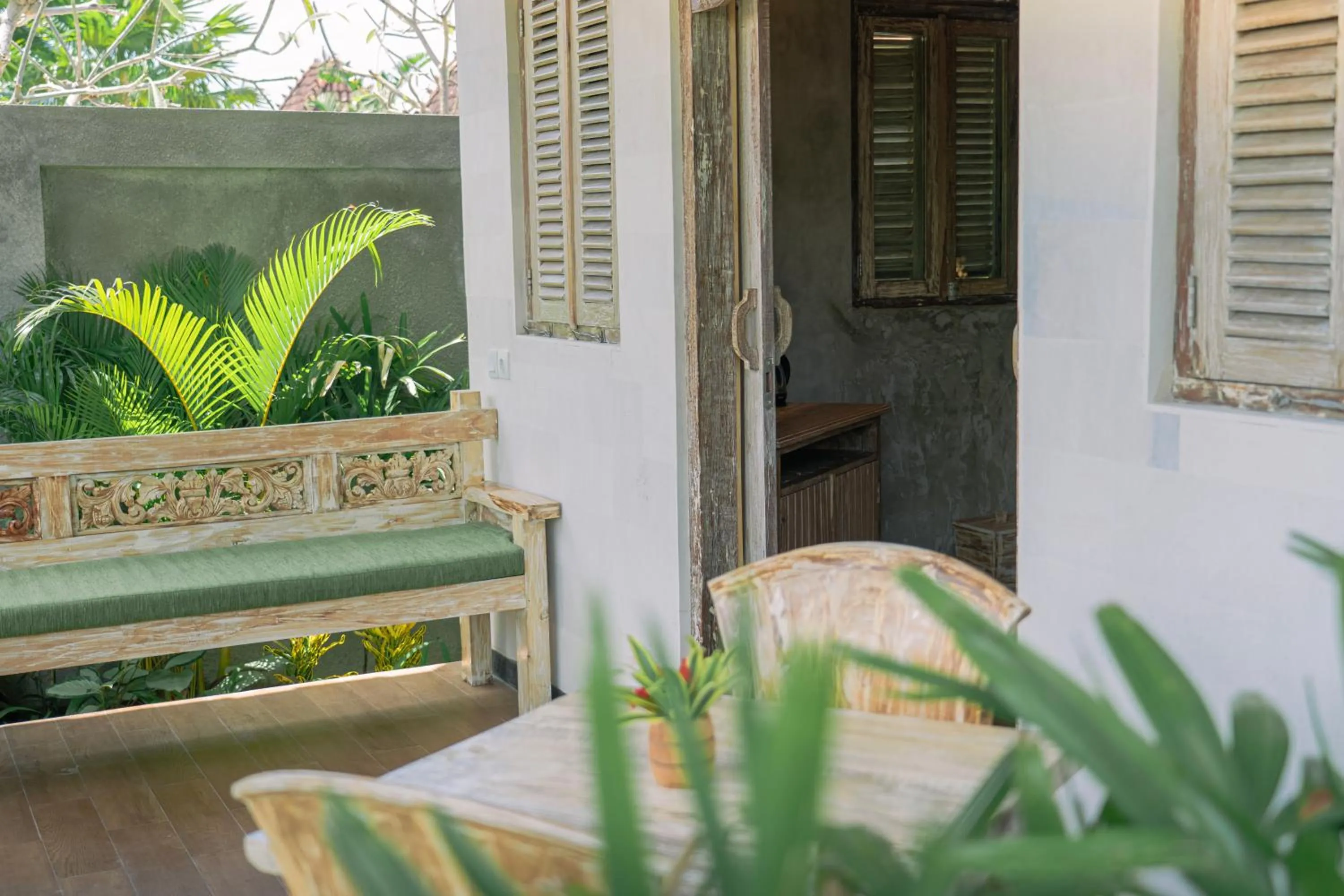 Patio in Aswanaya Villas Ubud