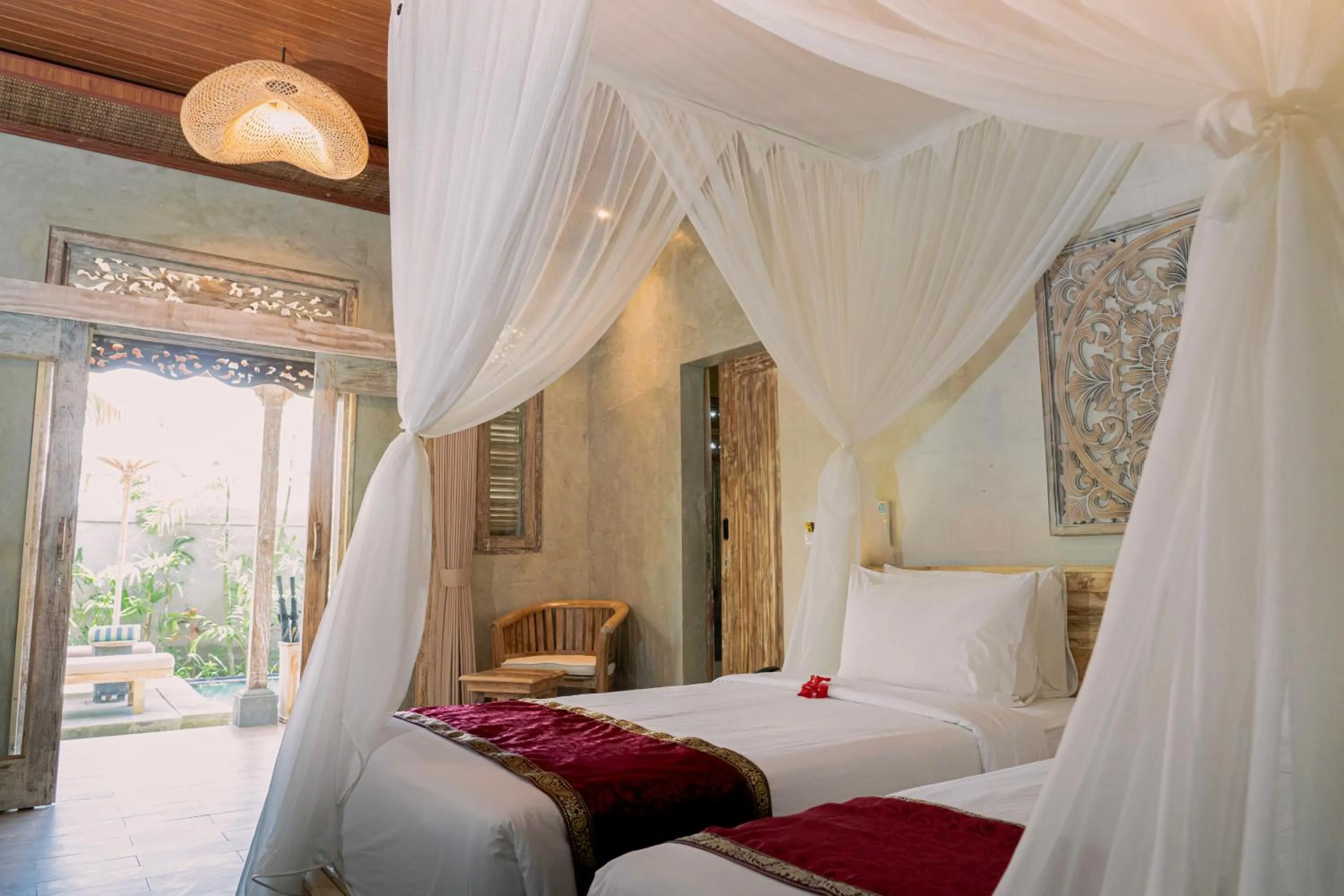 Bedroom, Bed in Aswanaya Villas Ubud