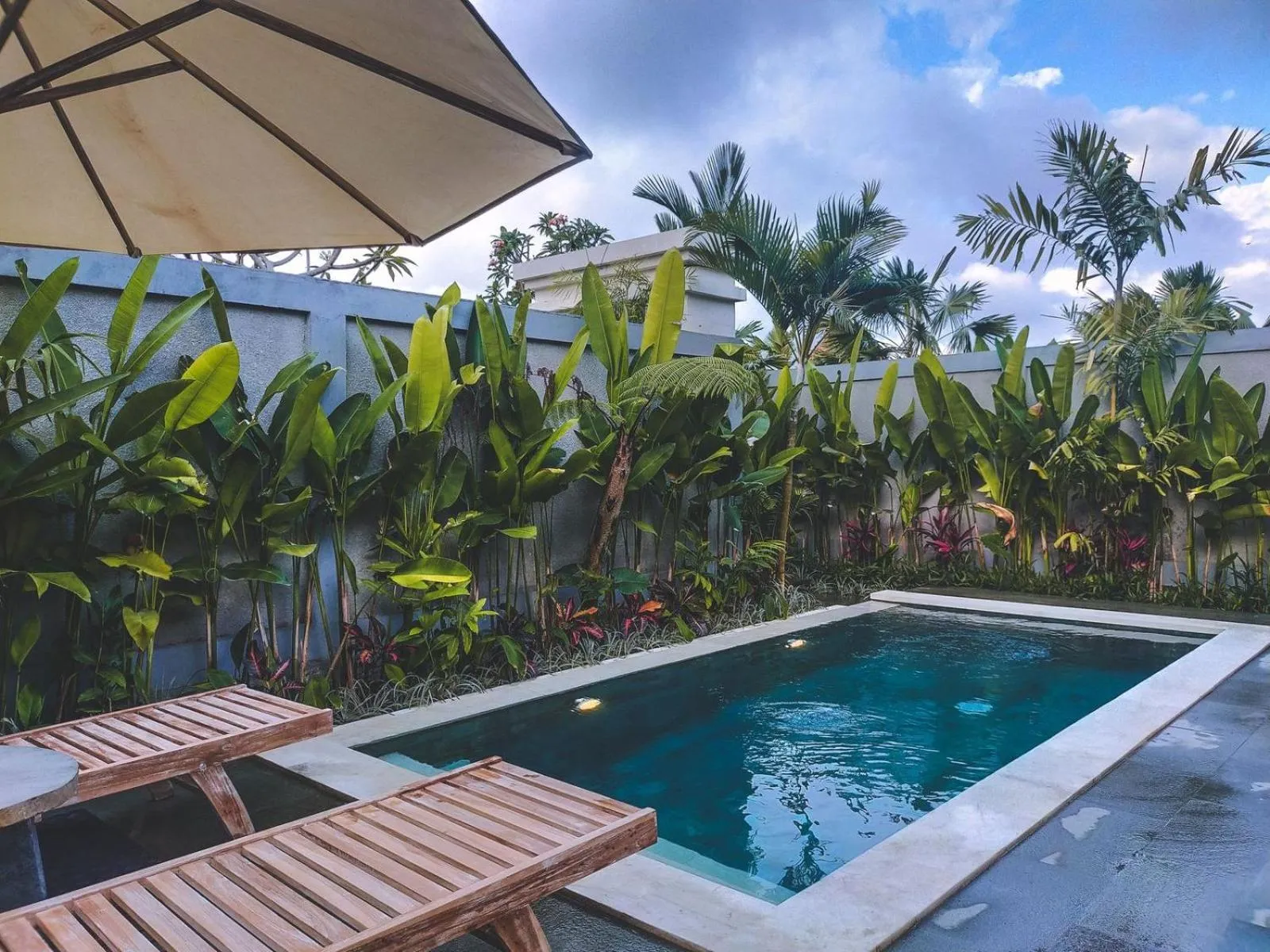 Swimming pool in Aswanaya Villas Ubud