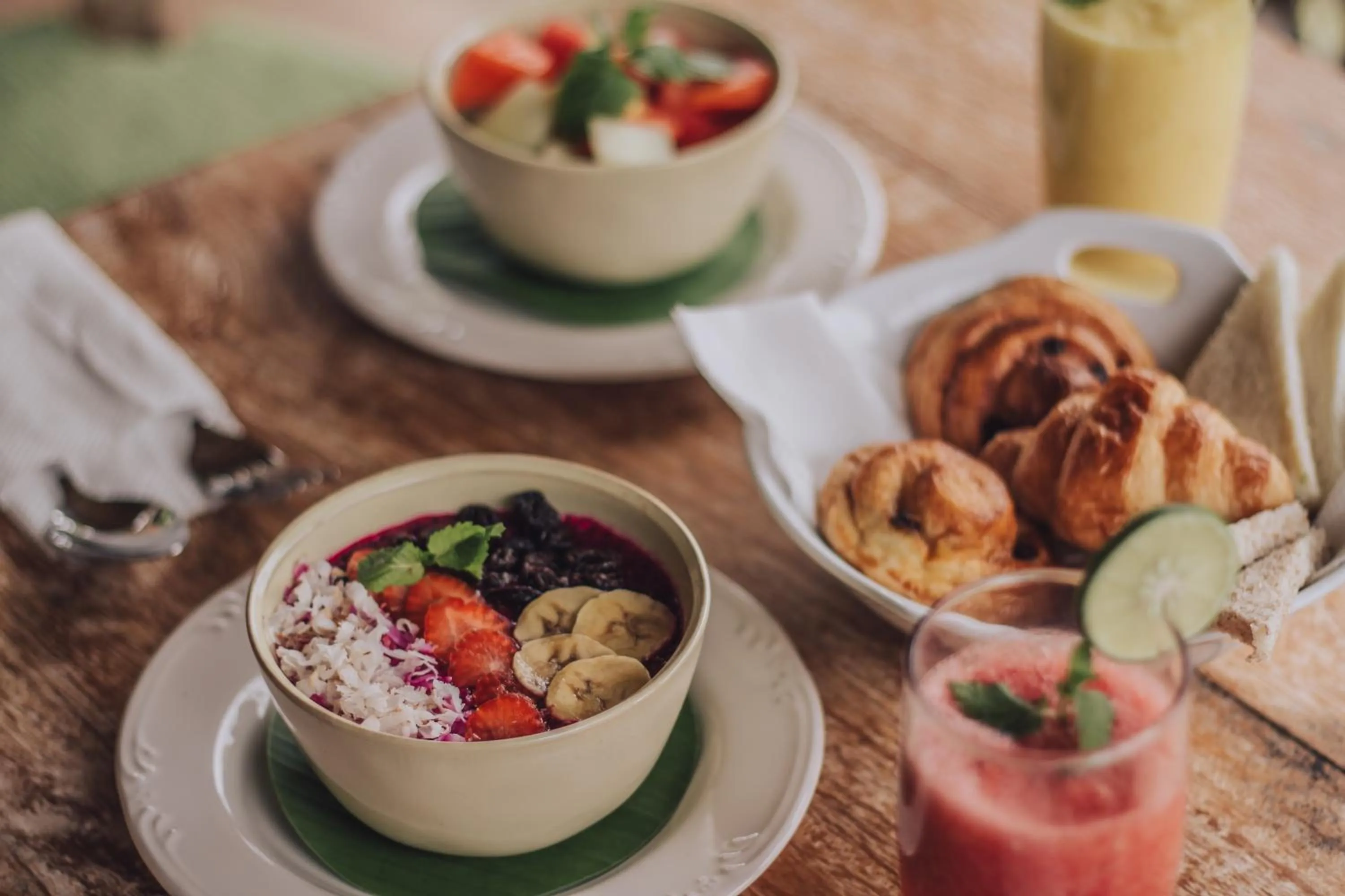 Food and drinks in Aswanaya Villas Ubud