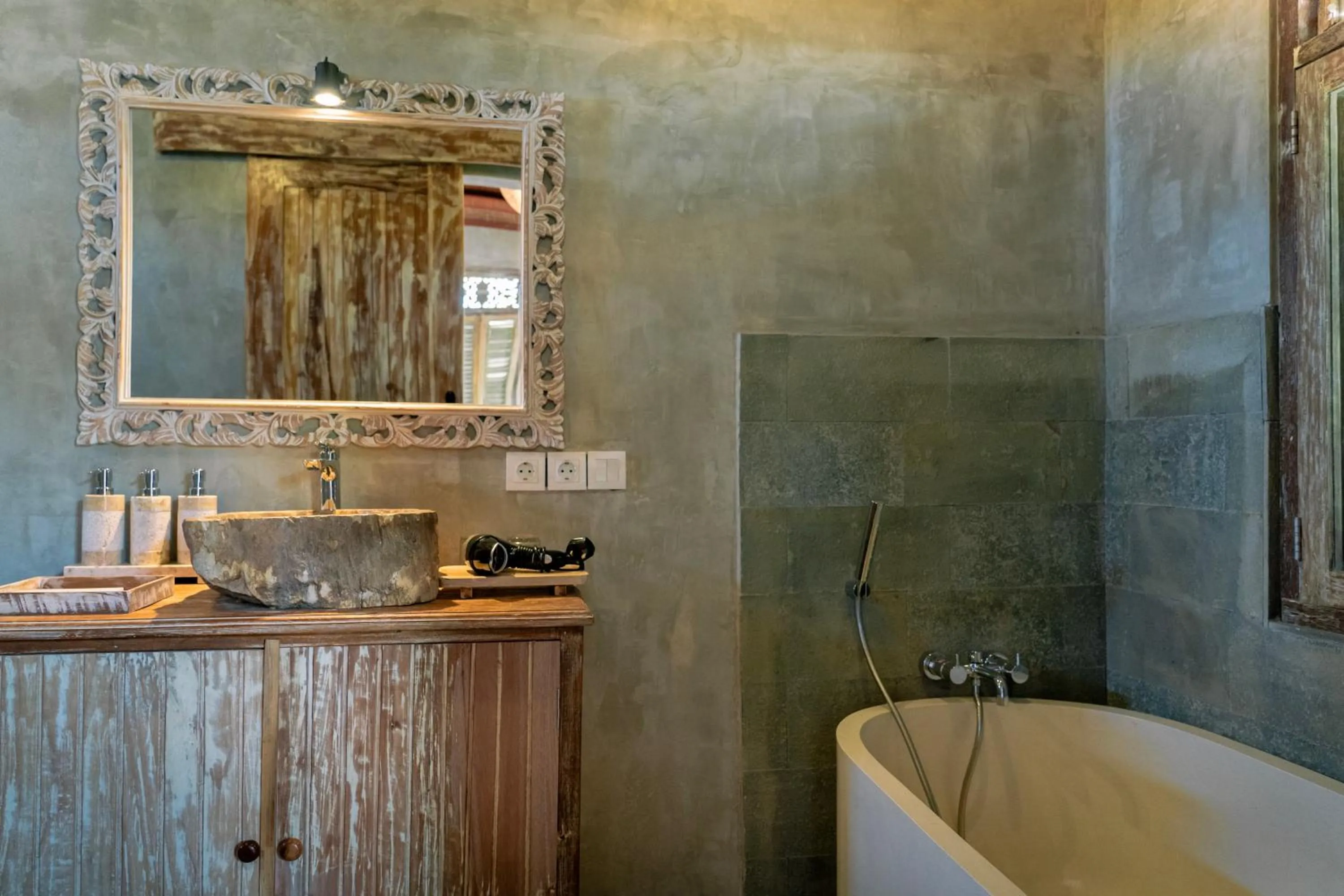 Bathroom in Aswanaya Villas Ubud