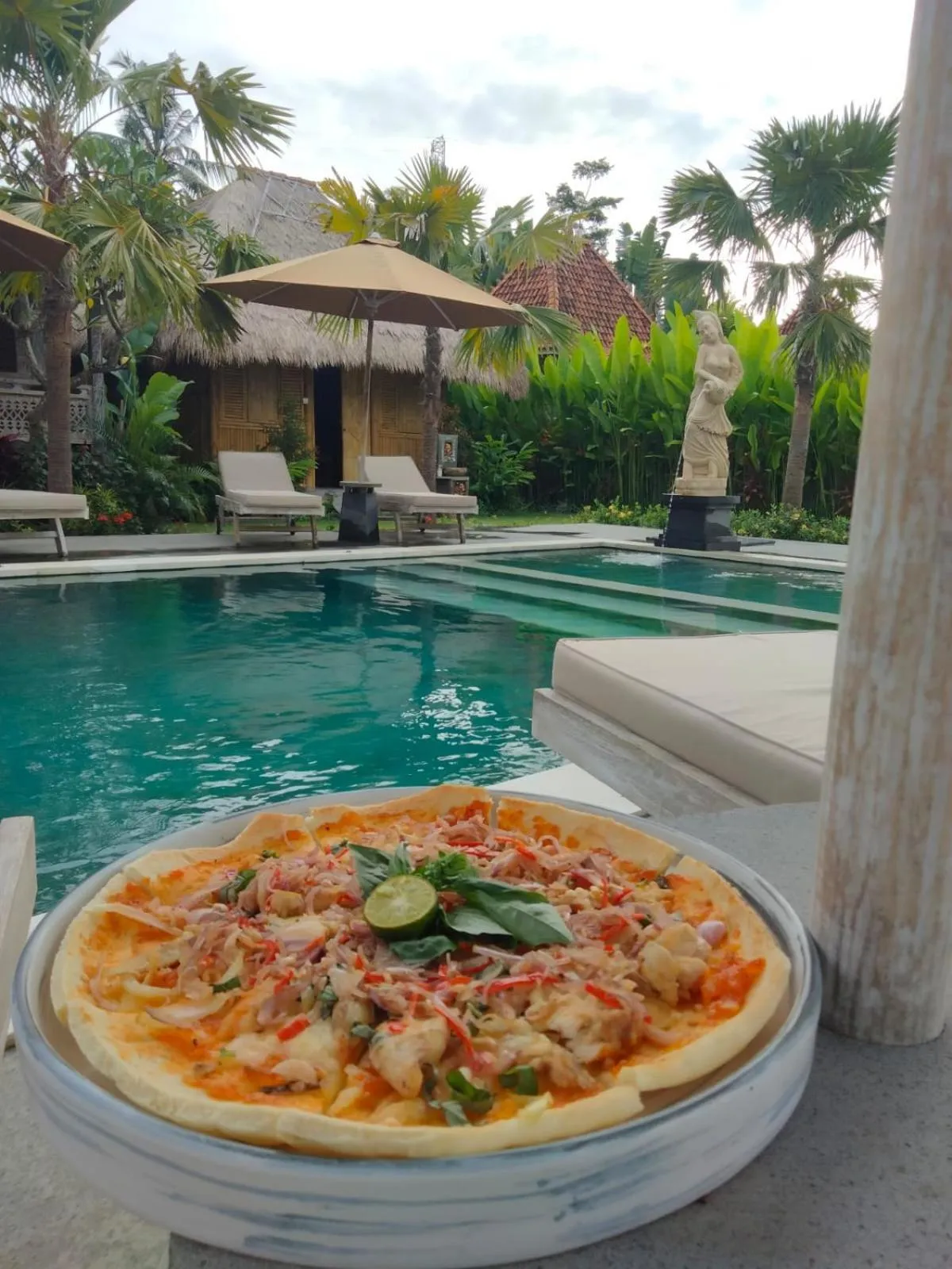 Swimming pool in Aswanaya Villas Ubud