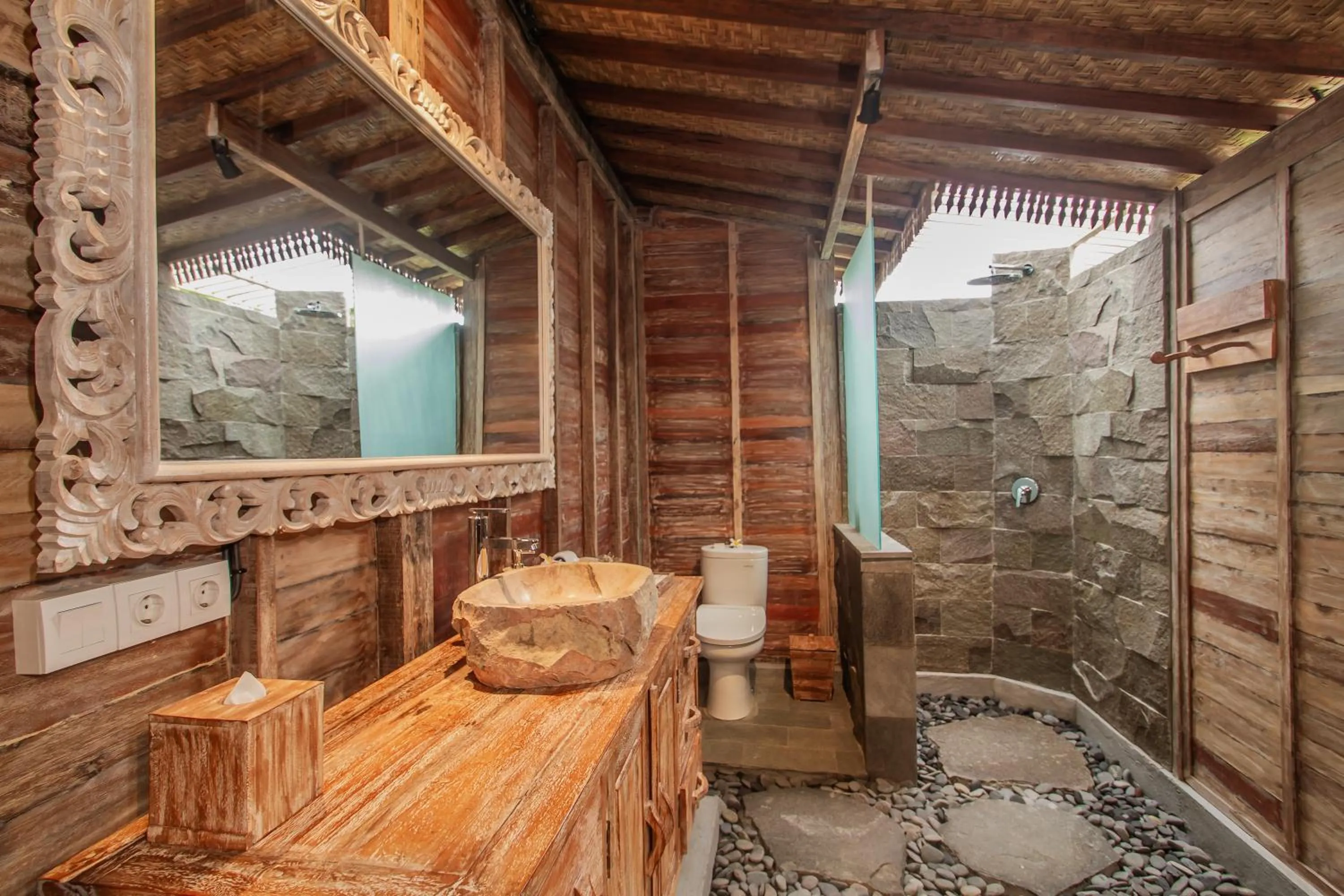 Bathroom in Aswanaya Villas Ubud