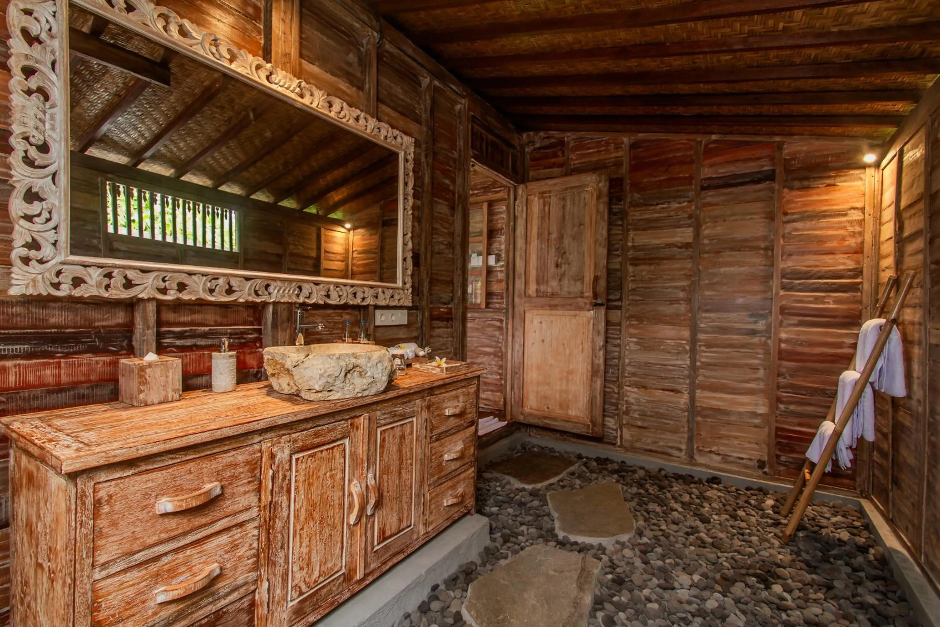 Bathroom in Aswanaya Villas Ubud