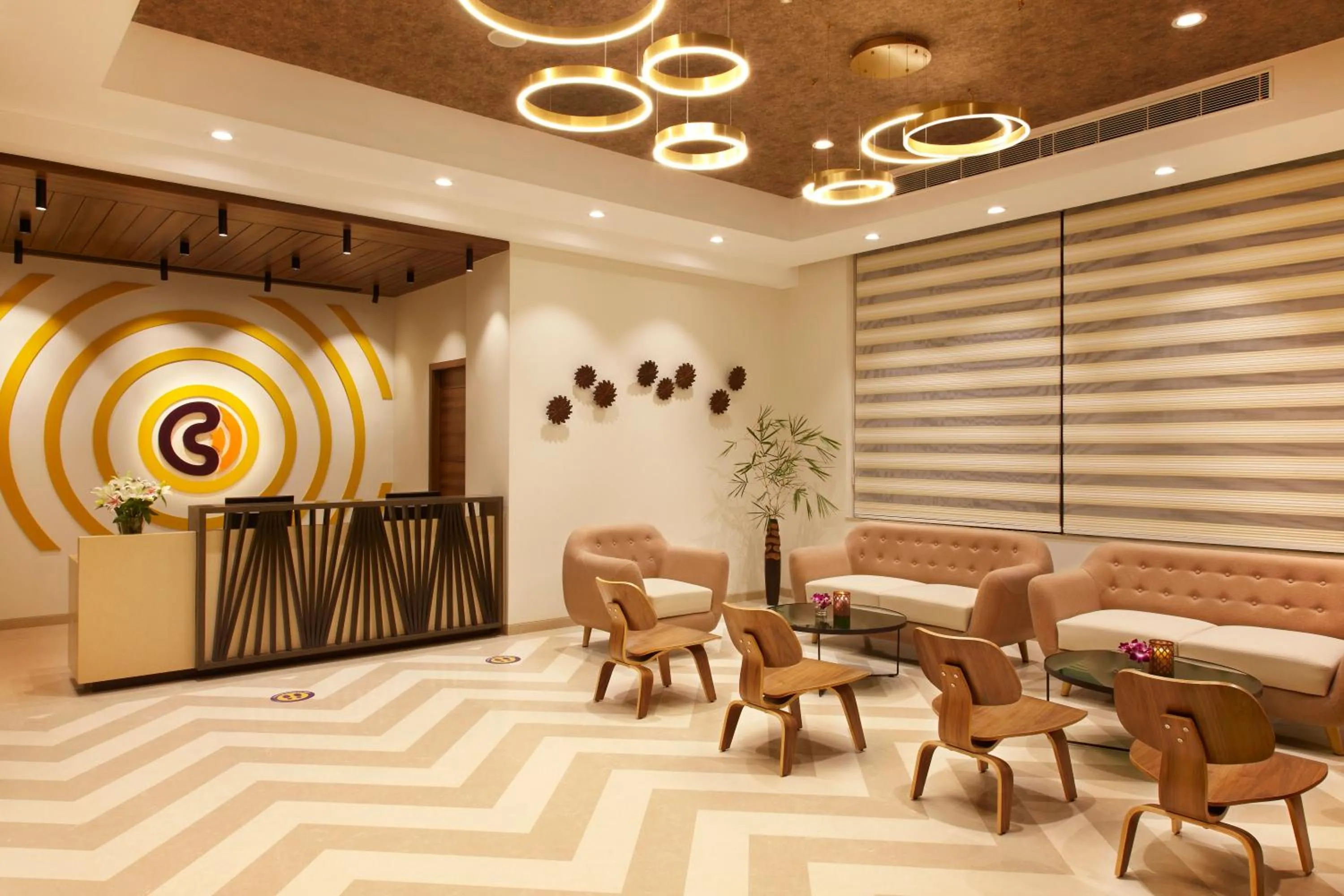 Living room in Click Hotel Bangalore - International Airport