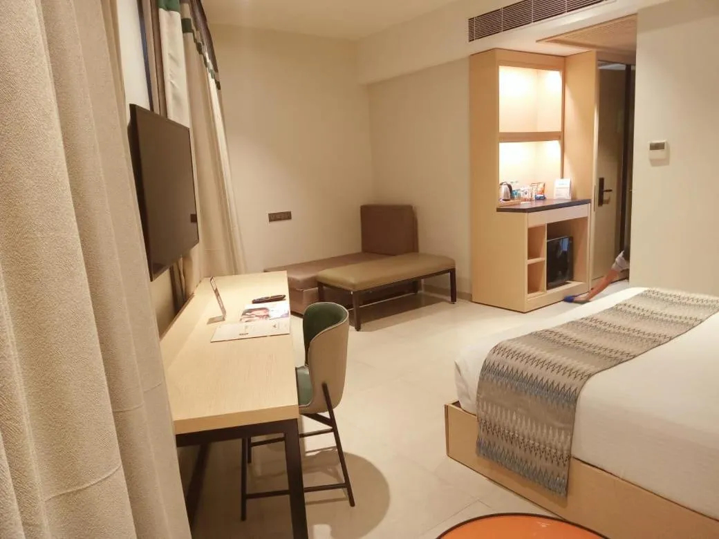 Bed in Click Hotel Bangalore - International Airport