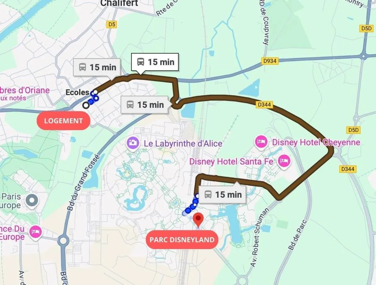 Text overlay in C4 Les Jardins d'Orsonville