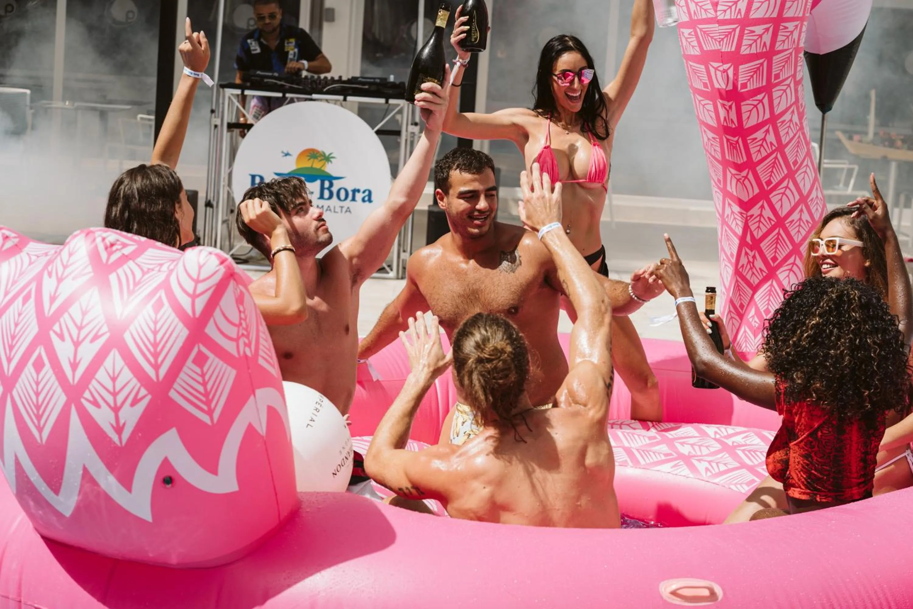 Nightclub / DJ in Bora Bora Ibiza Malta Resort - Music Hotel - Adults Only 18 plus