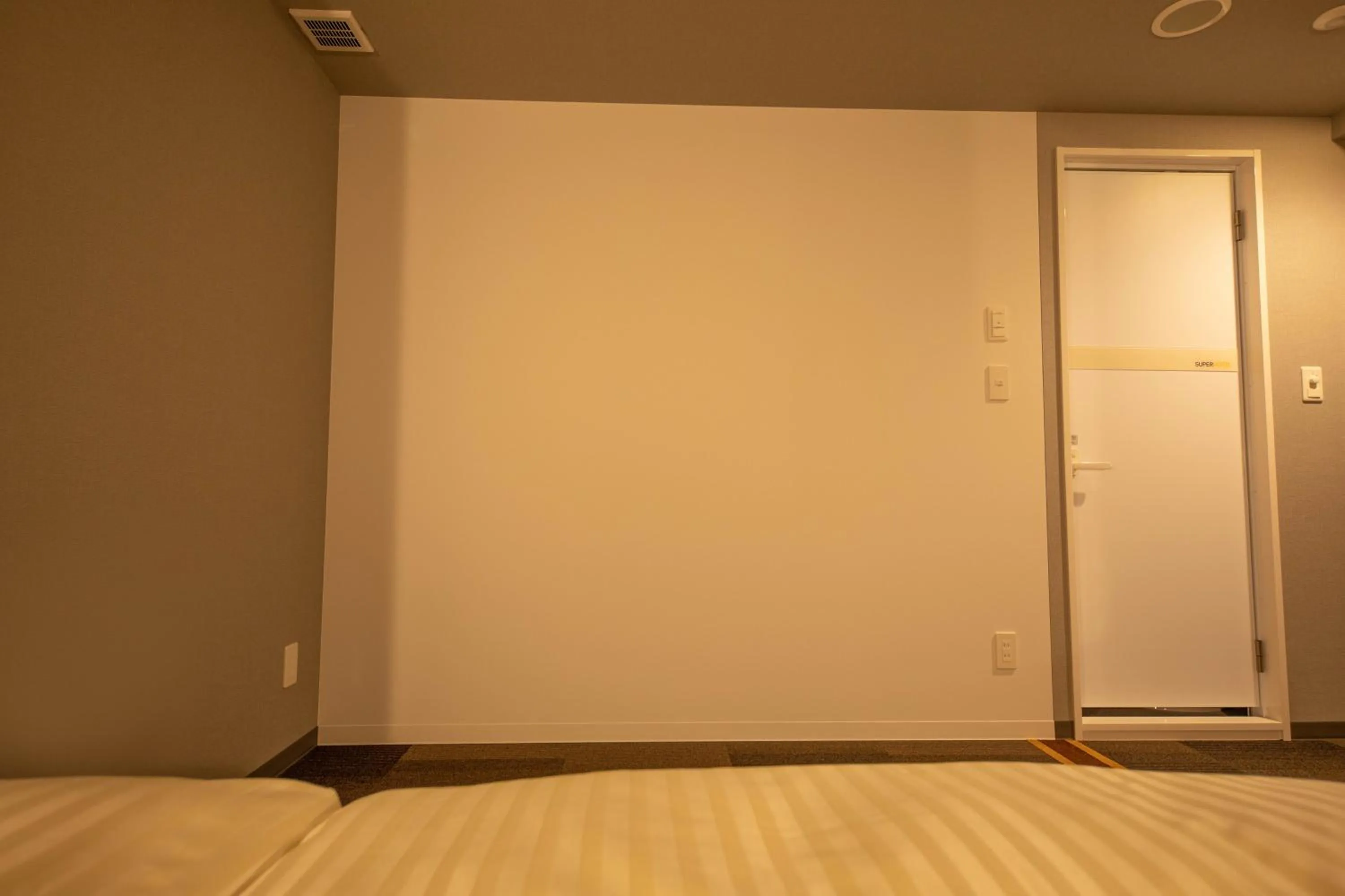 Bed in Super Hotel Tokyo Akabane Eki Minamiguchi