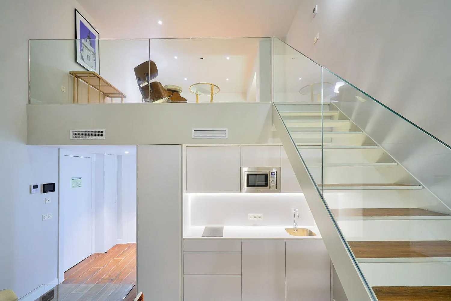 Kitchen or kitchenette in Tandem Torres de Cádiz Suites