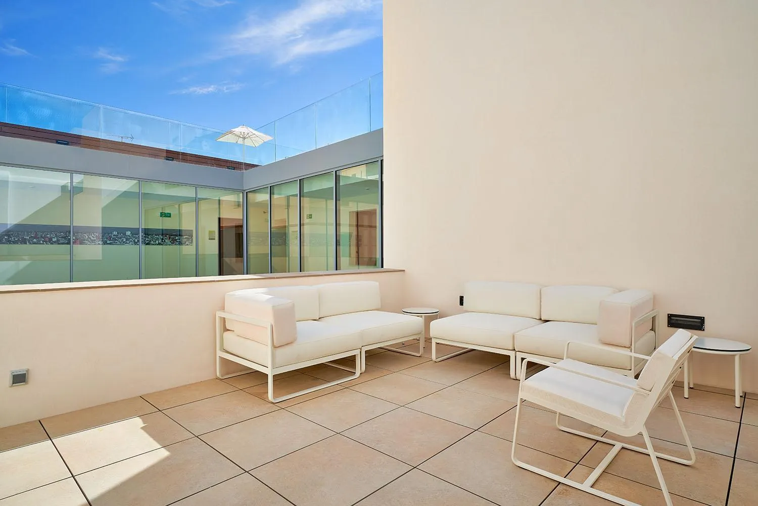 Balcony/Terrace in Tandem Torres de Cádiz Suites