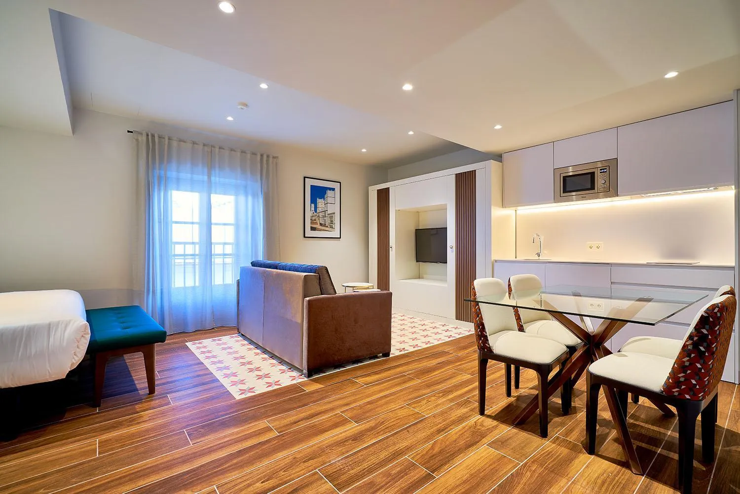 Living room in Tandem Torres de Cádiz Suites