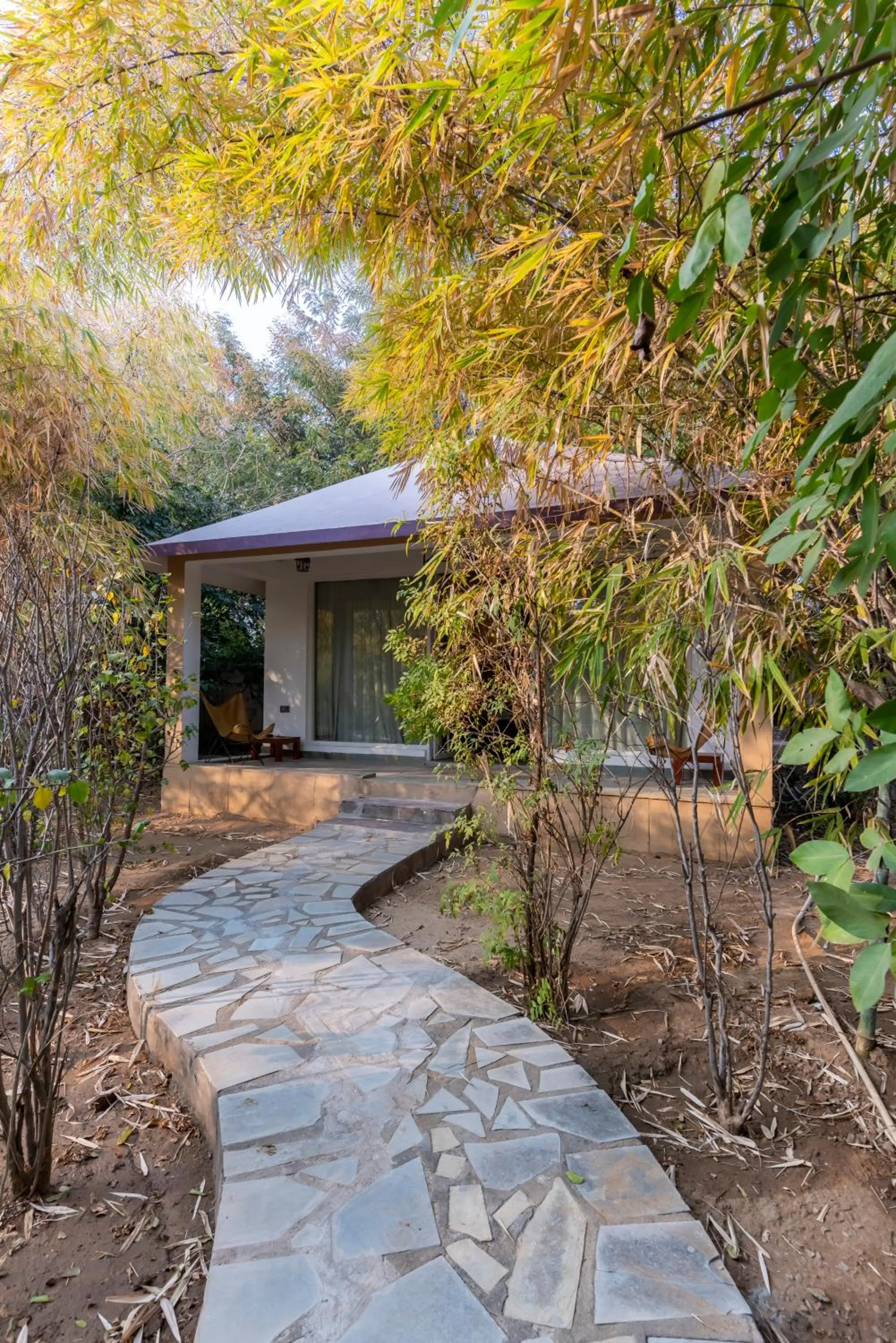 Garden in Vanaashrya Resort and Spa Sariska