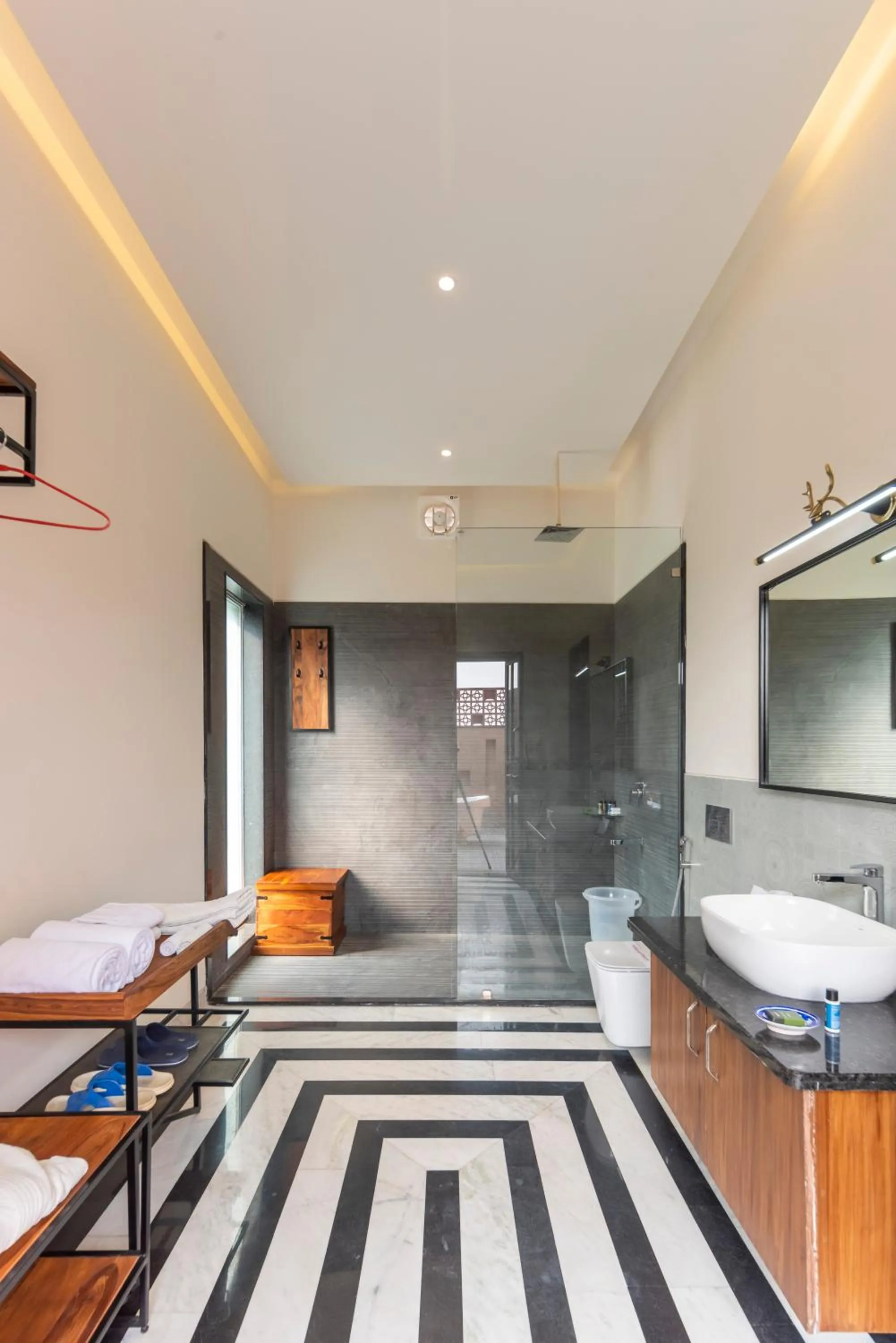 Bathroom in Vanaashrya Resort and Spa Sariska