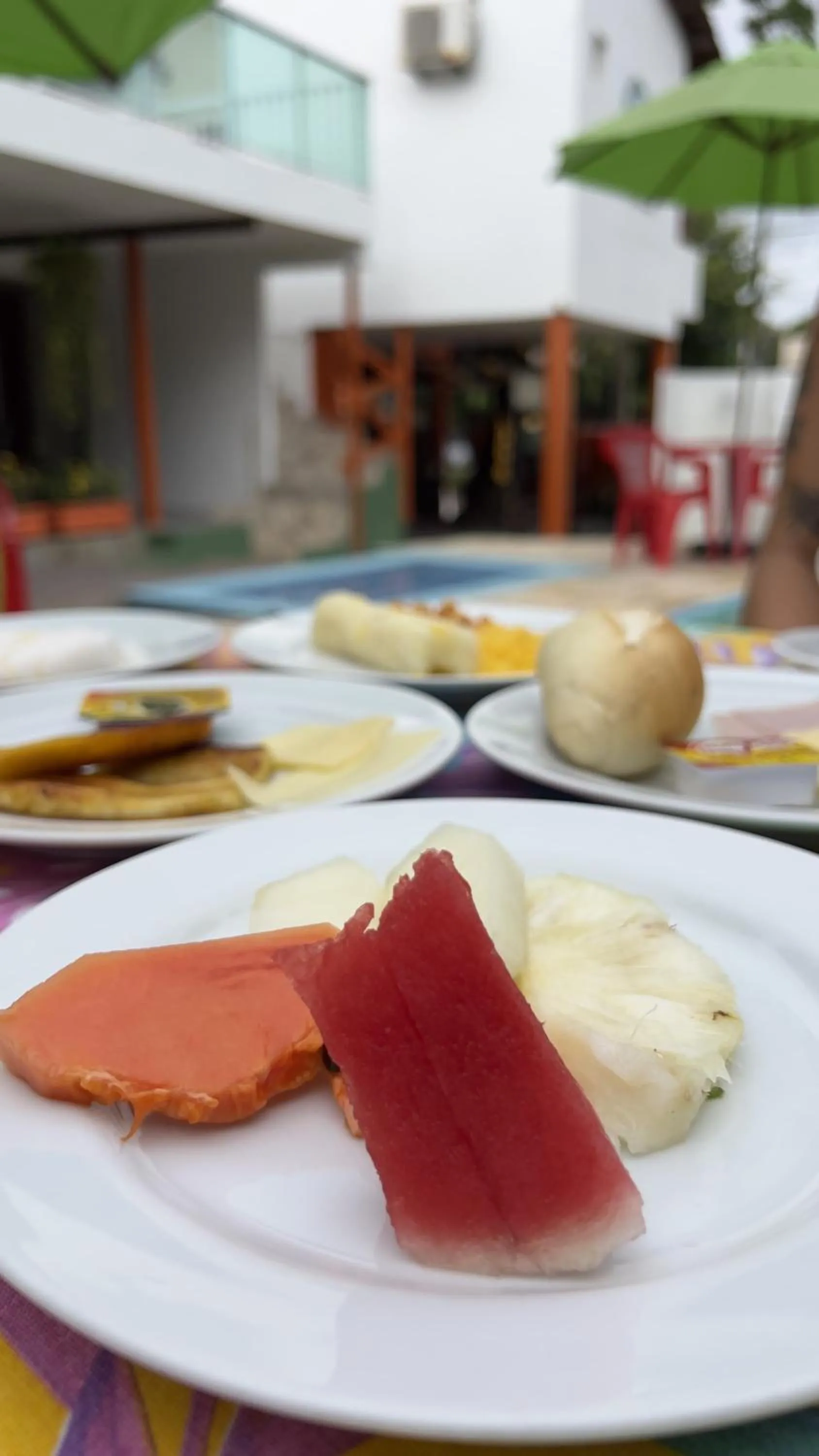 Breakfast in Pousada Porto Amazônia