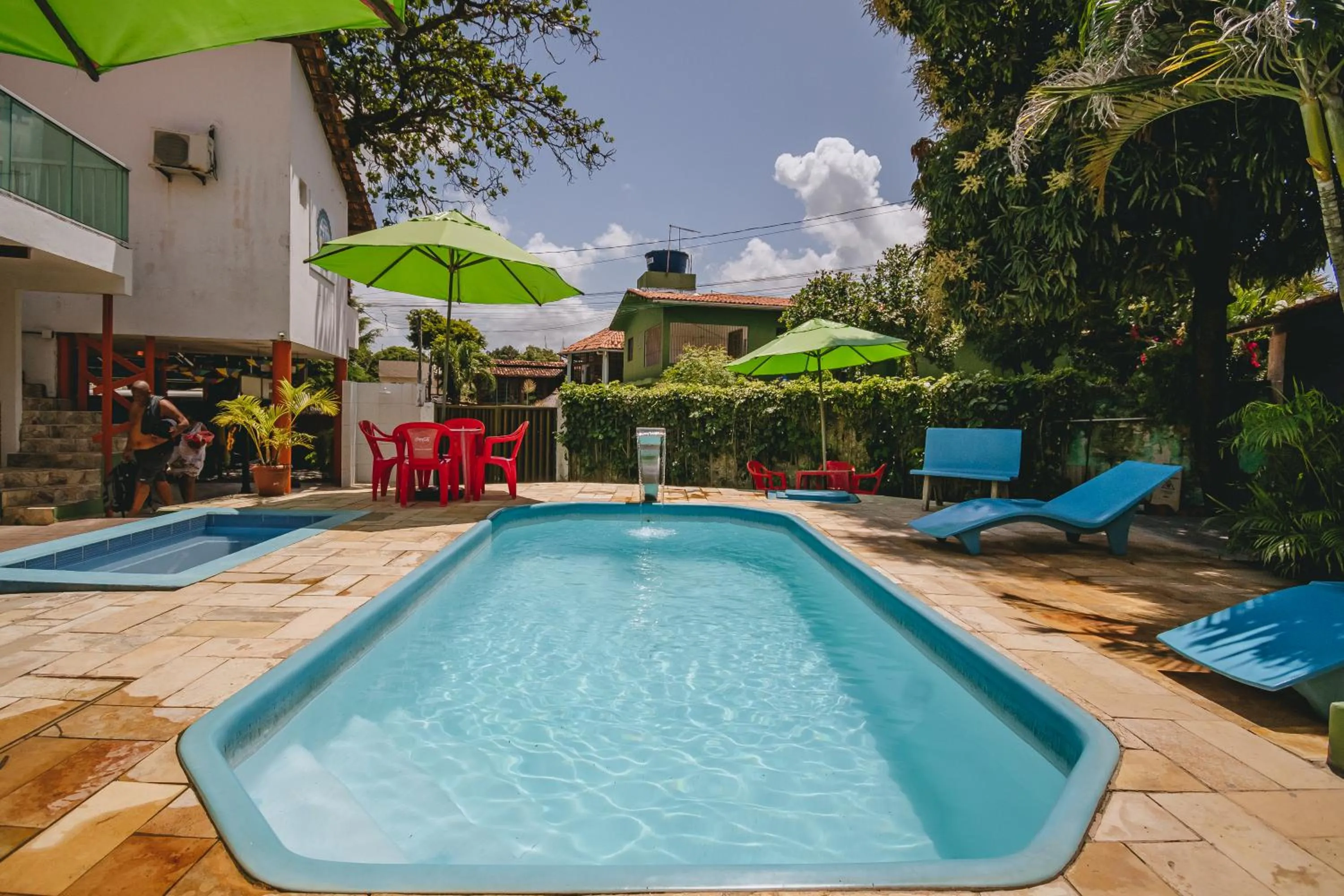 Pool view in Pousada Porto Amazônia