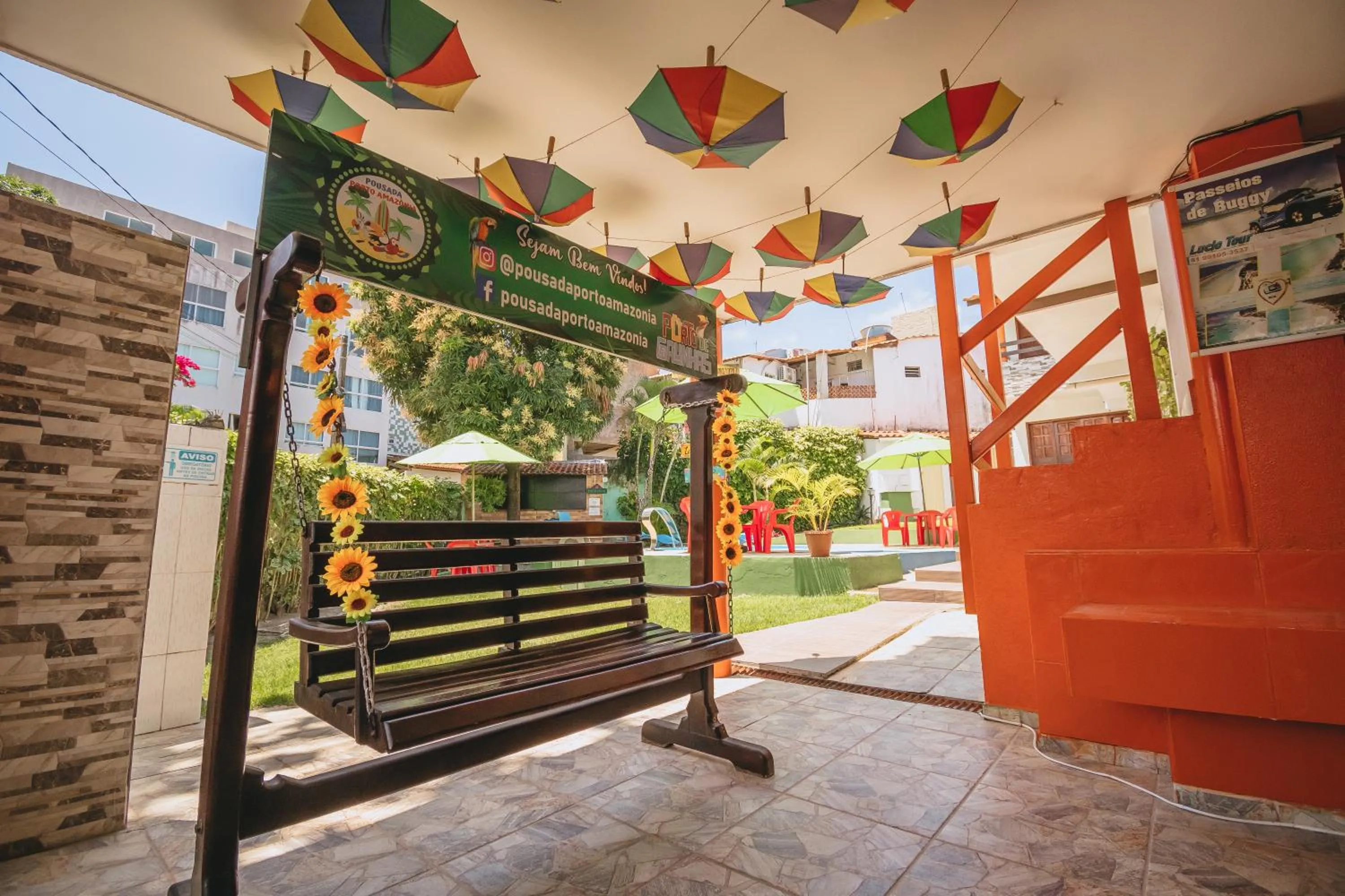 Living room in Pousada Porto Amazônia