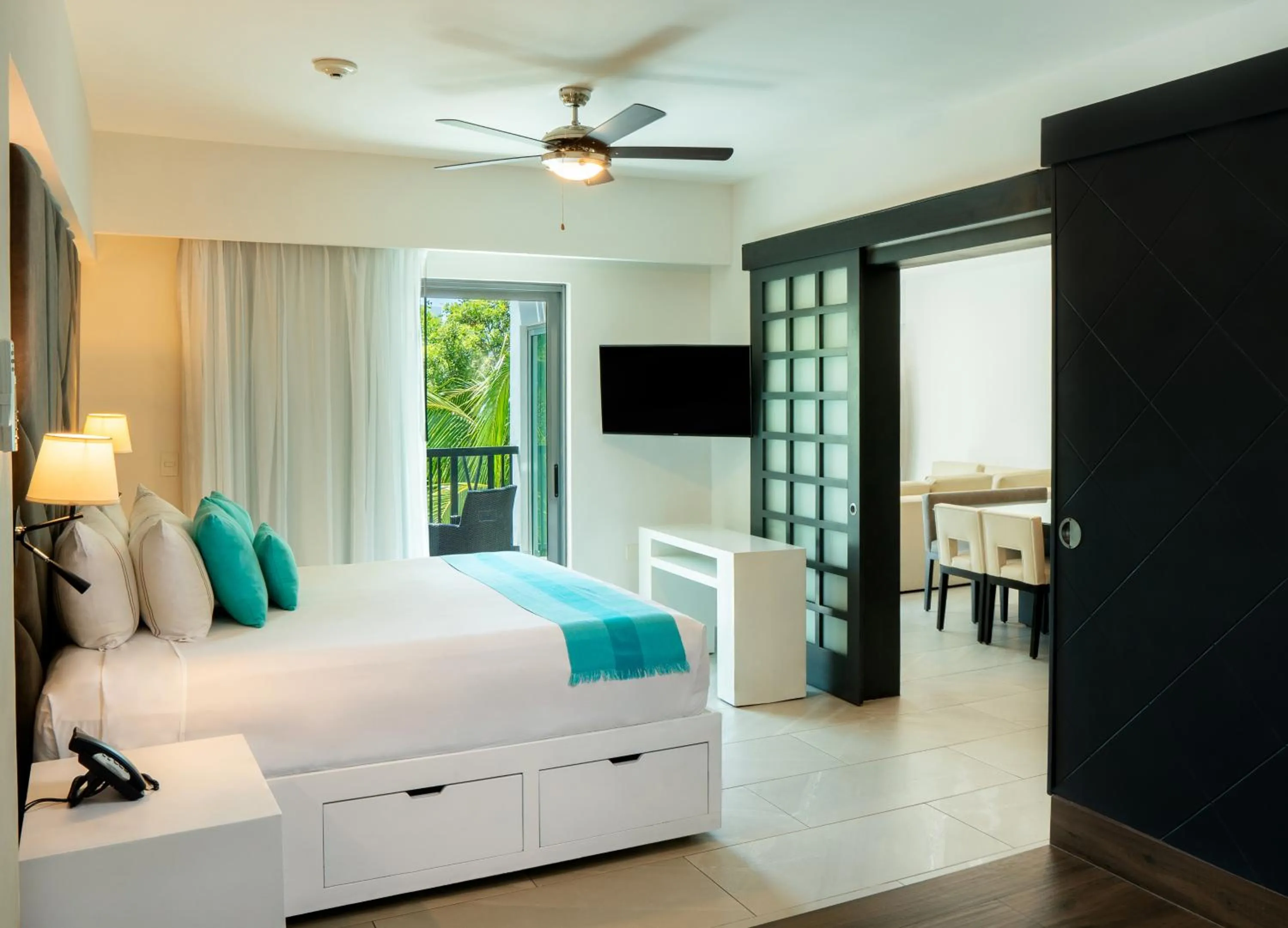 Bed in The Fives Beach Hotel & Residences - All Senses Inclusive