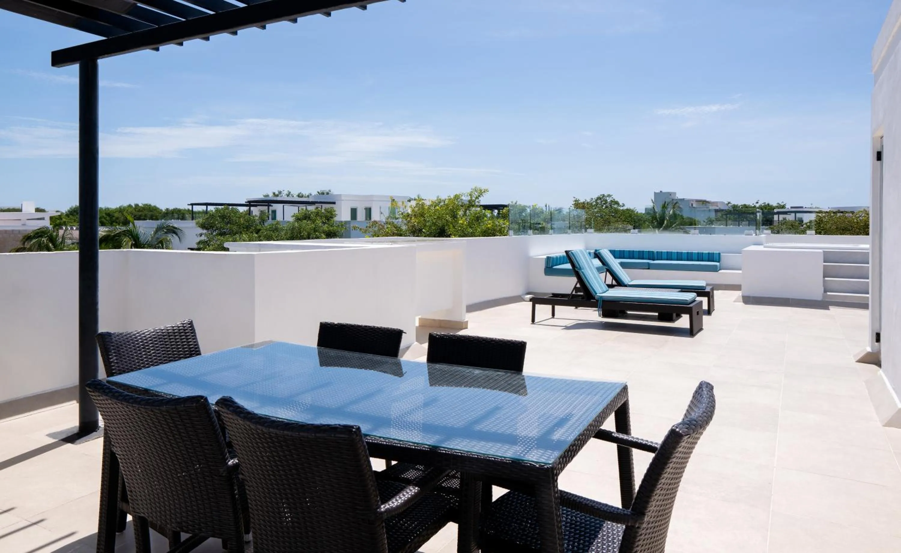 Balcony/Terrace in The Fives Beach Hotel & Residences - All Senses Inclusive