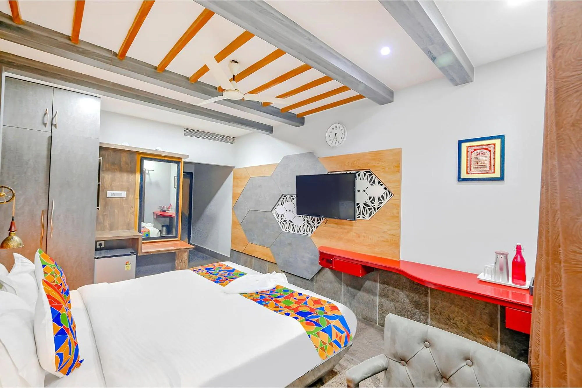 Bed in FabHotel Prime Middleton - Nr Niladri Vihar Square