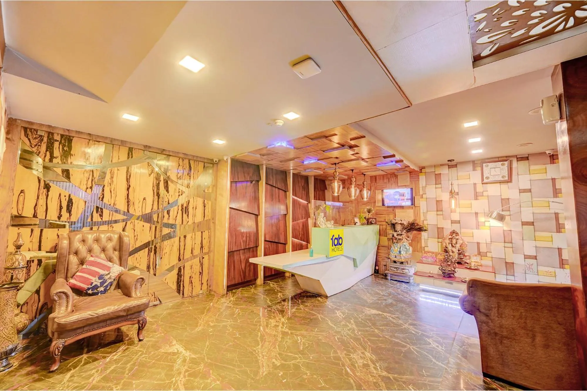 Lobby or reception in FabHotel Prime Middleton - Nr Niladri Vihar Square