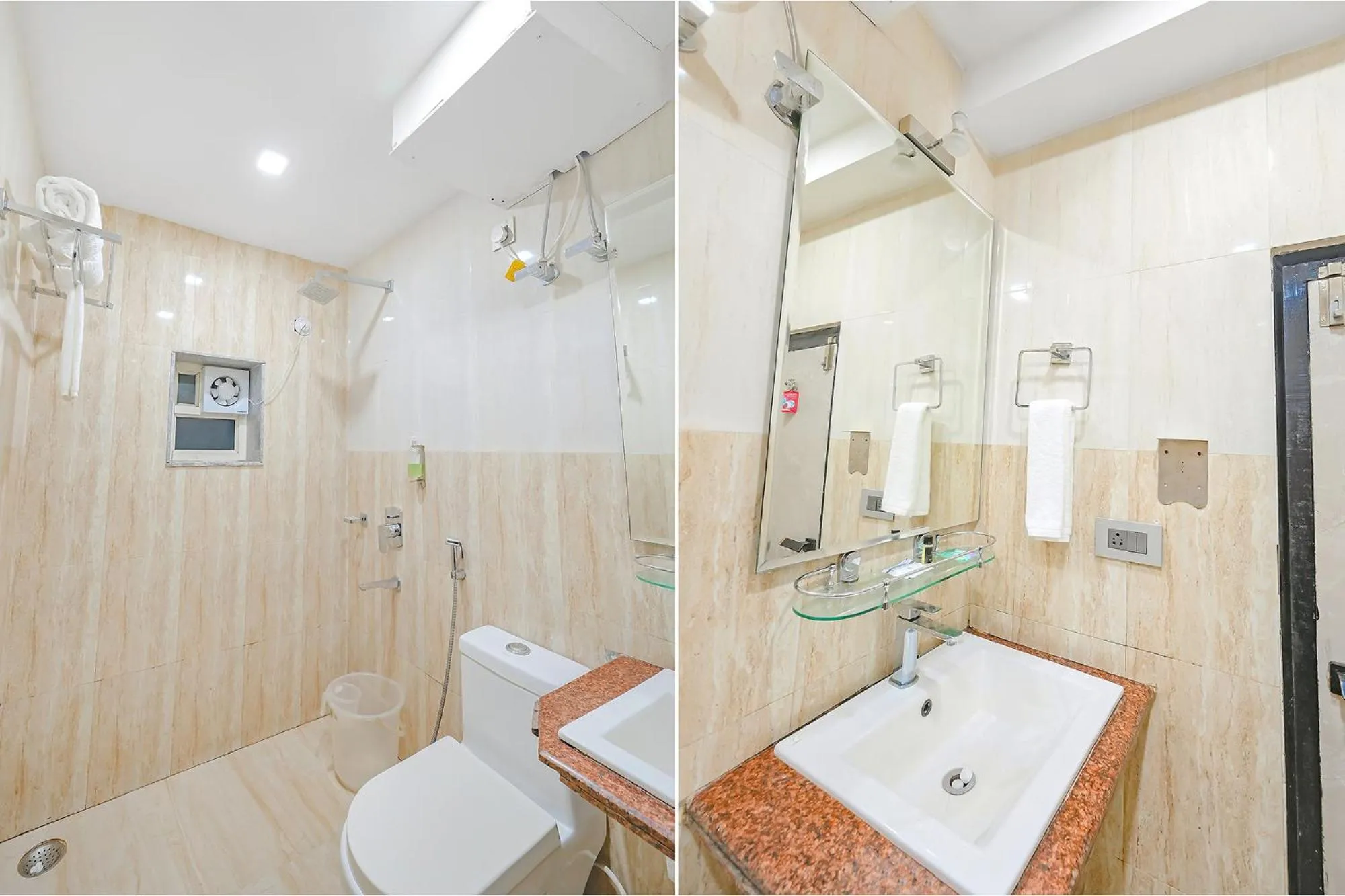 Toilet in FabHotel Prime Middleton - Nr Niladri Vihar Square