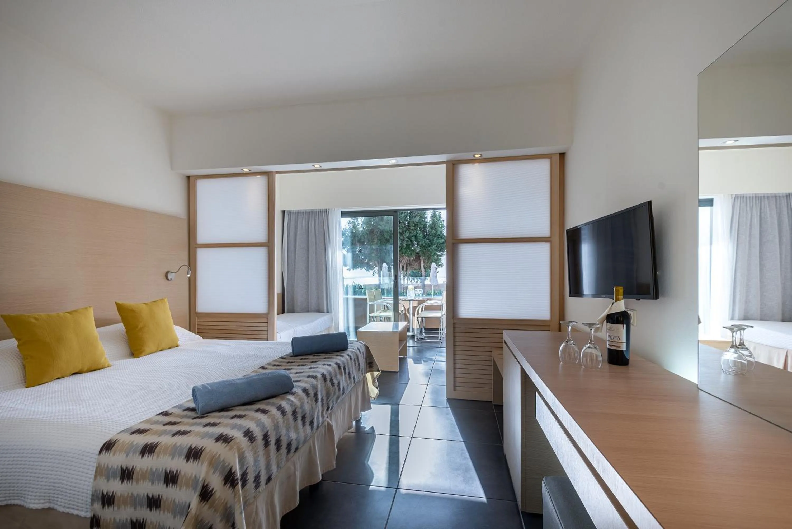 View (from property/room), Bed in Atlantica Mikri Poli Kos