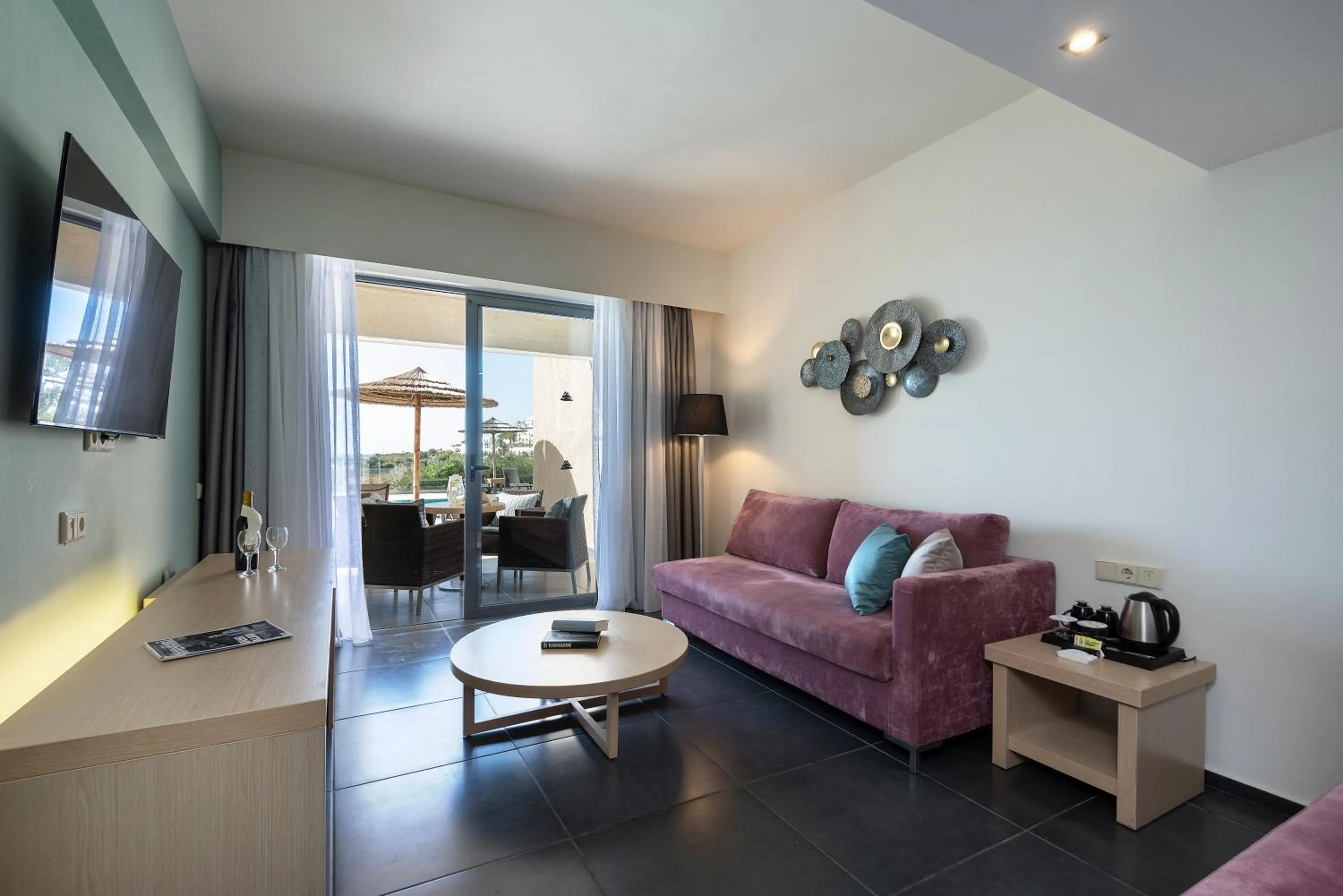 Living room in Atlantica Mikri Poli Kos