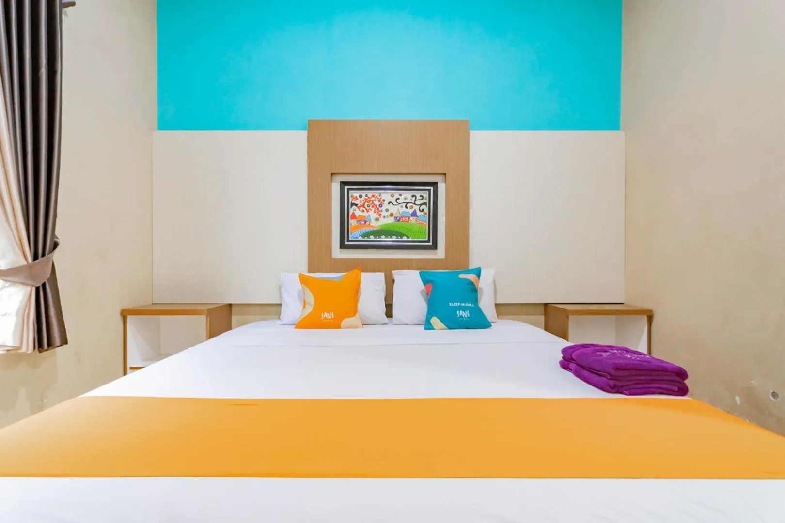 Bedroom, Bed in Sans Hotel Budaya Cirebon