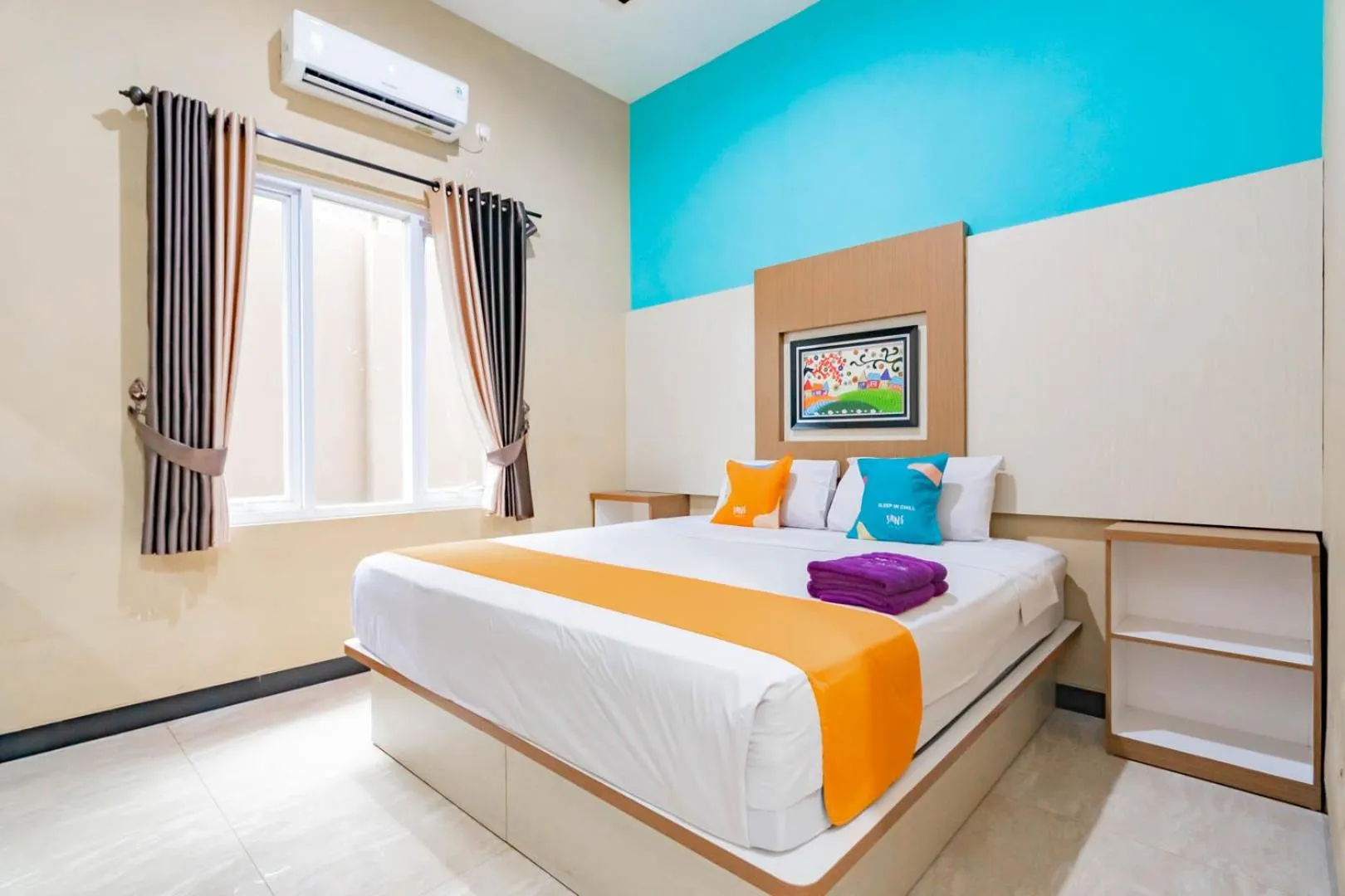 Bedroom, Bed in Sans Hotel Budaya Cirebon
