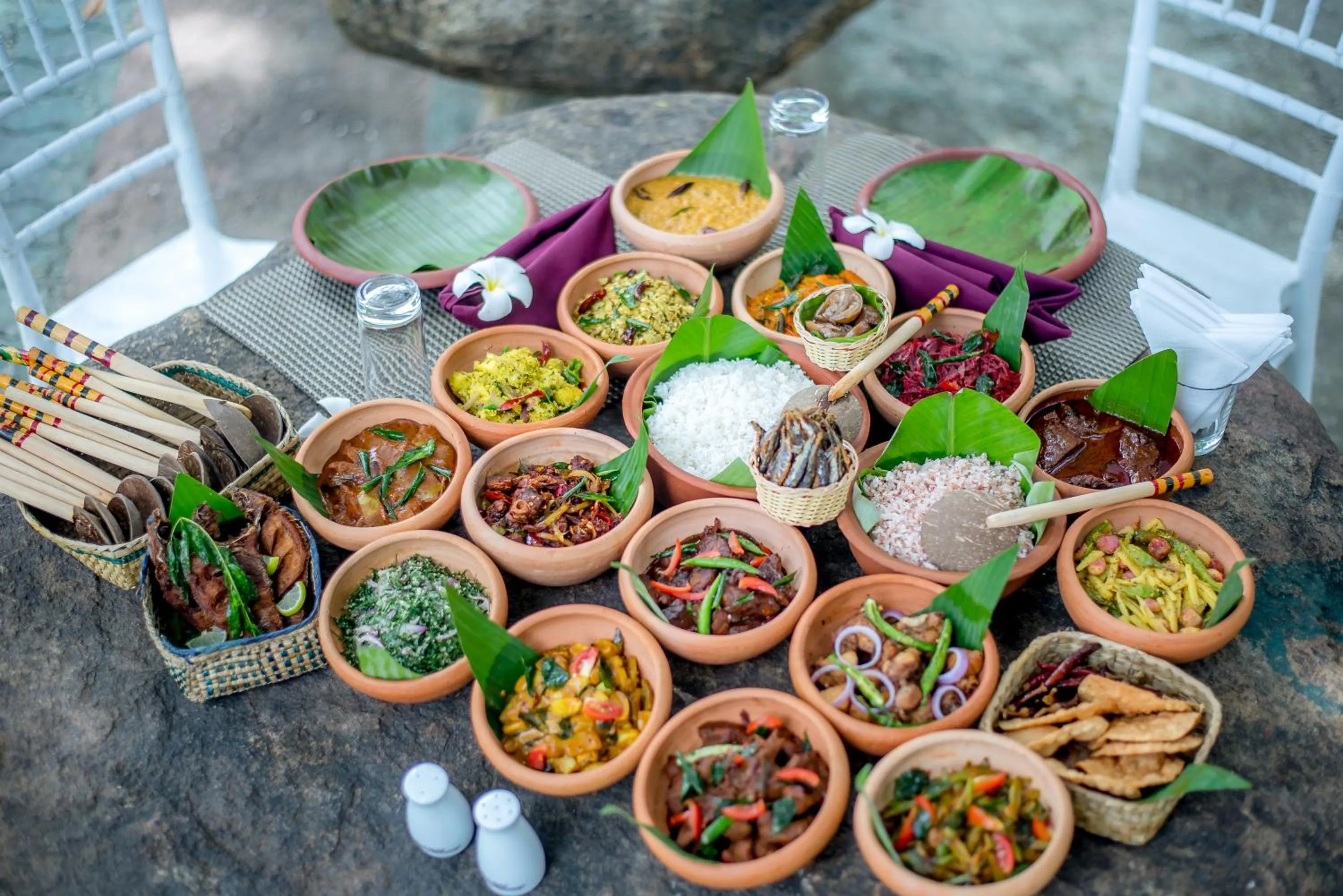 Lunch in Mahanuge Hotel Polonnaruwa