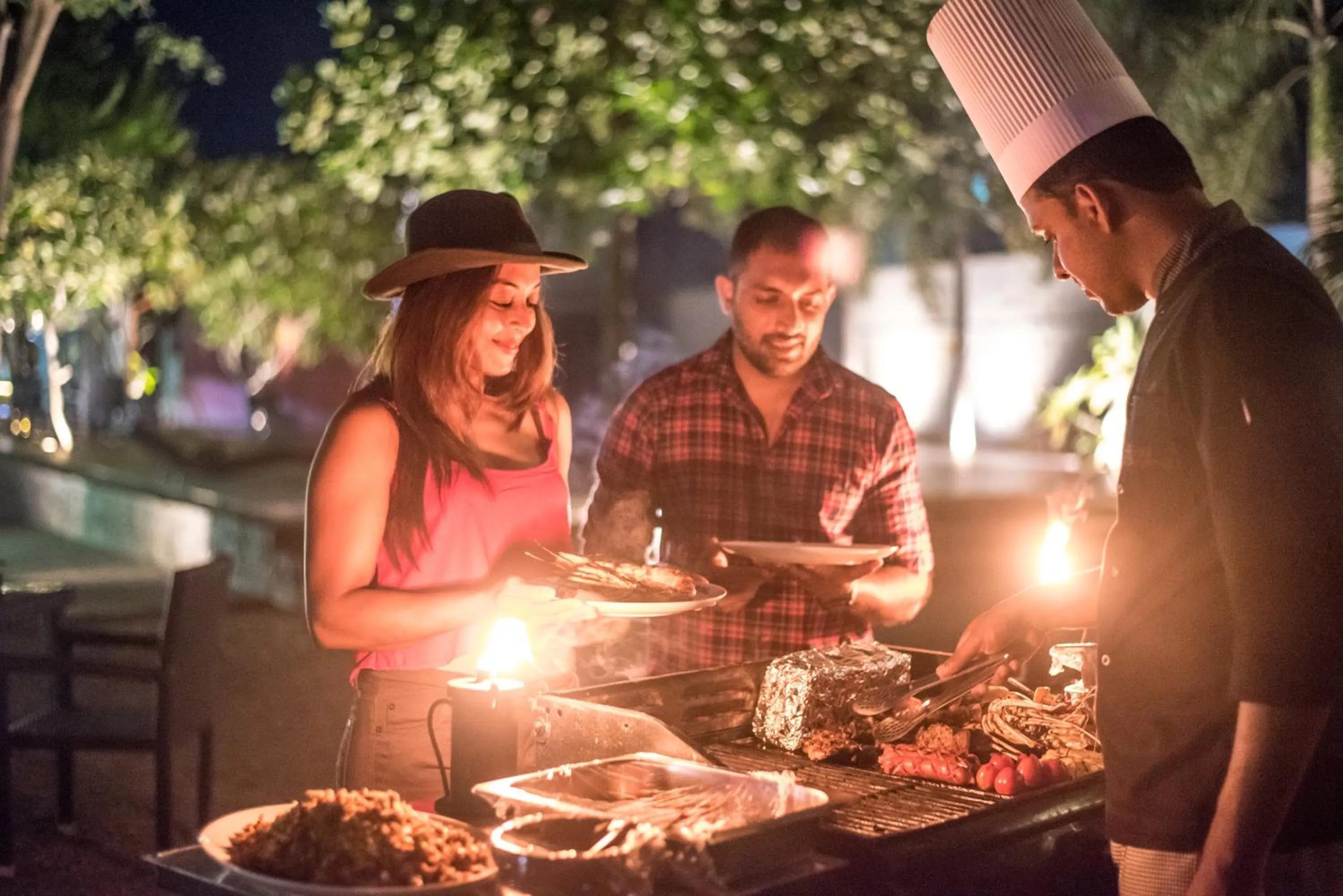 BBQ facilities in Mahanuge Hotel Polonnaruwa