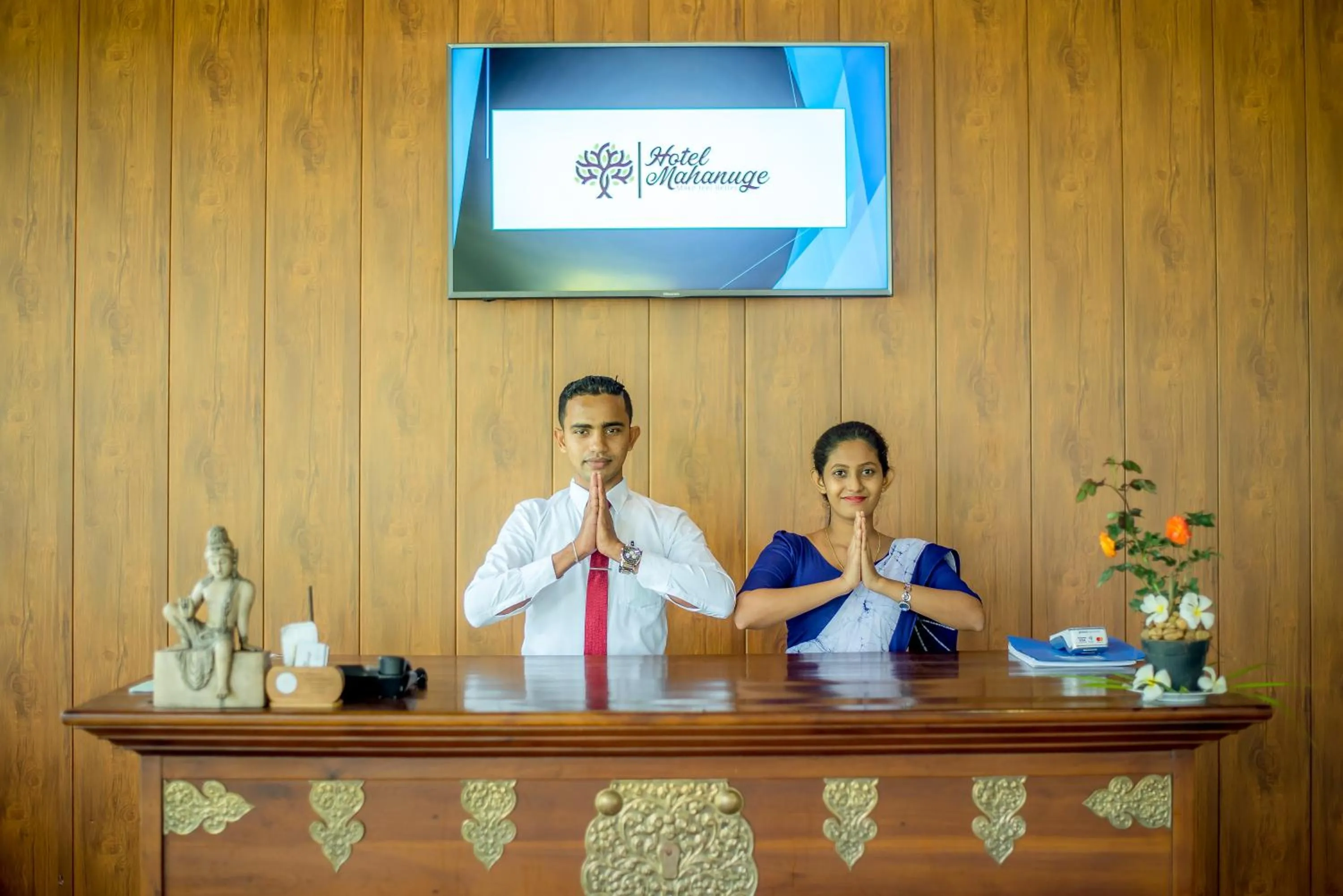 Lobby or reception in Mahanuge Hotel Polonnaruwa