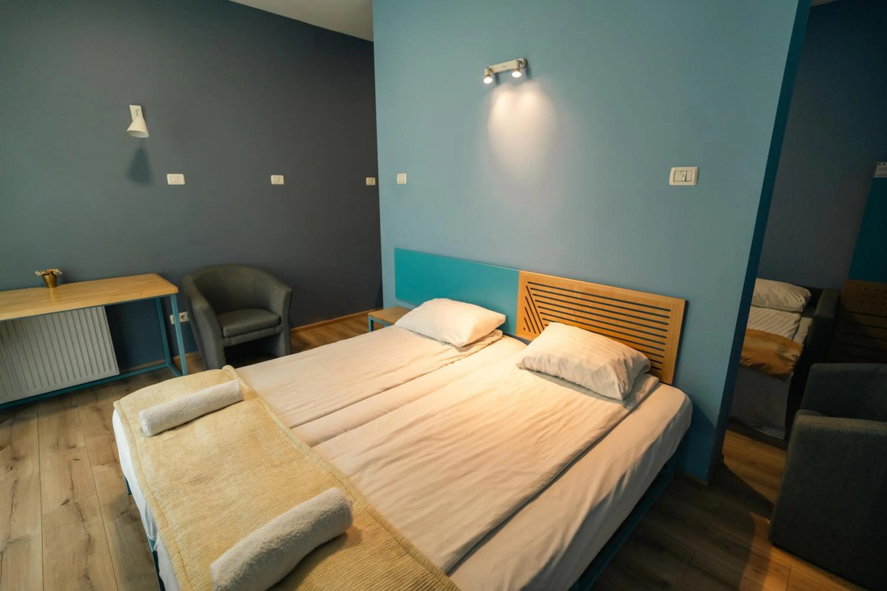 Bedroom, Bed in Pensiunea Urban Point