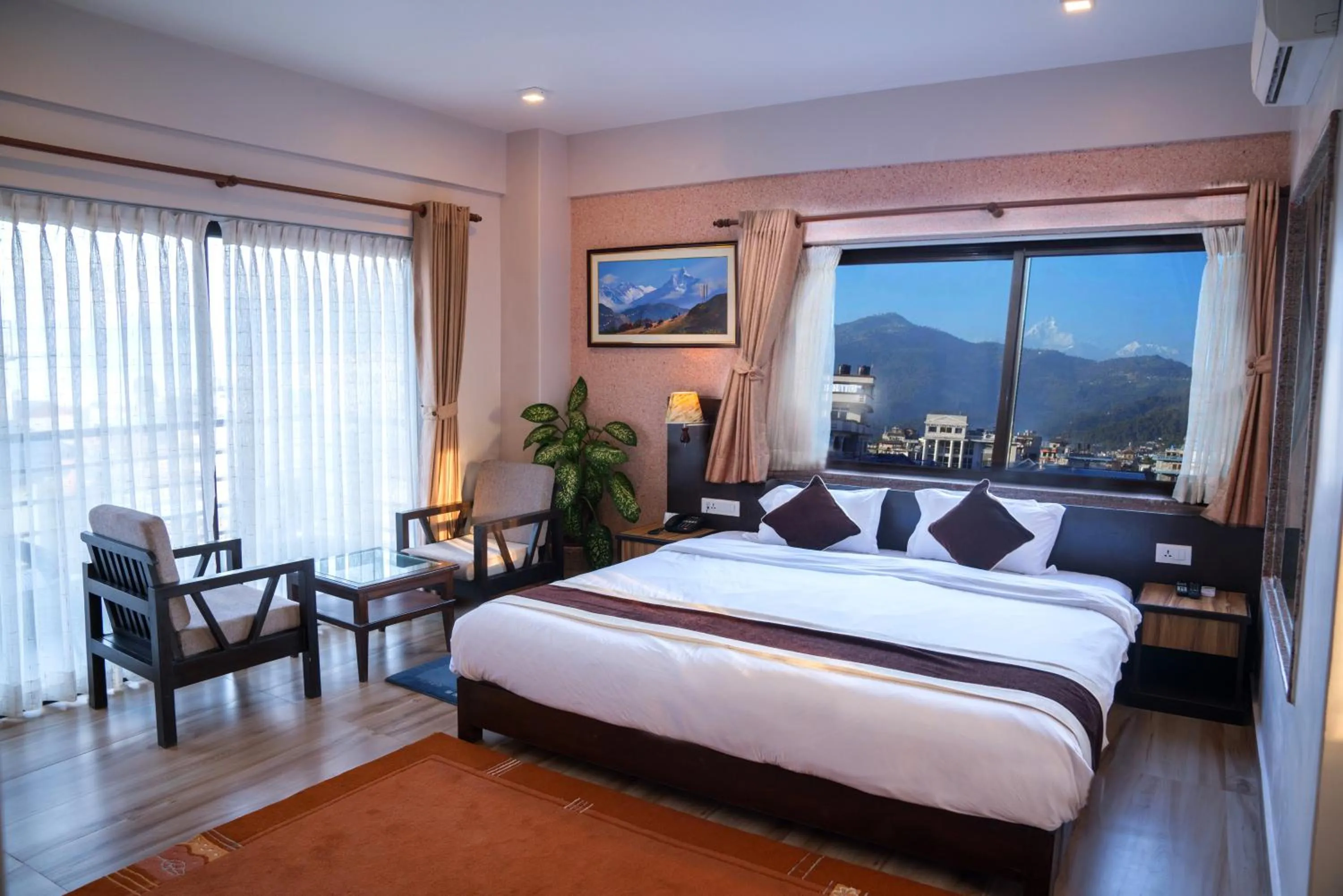 Mountain view, Bed in Hotel Shaara