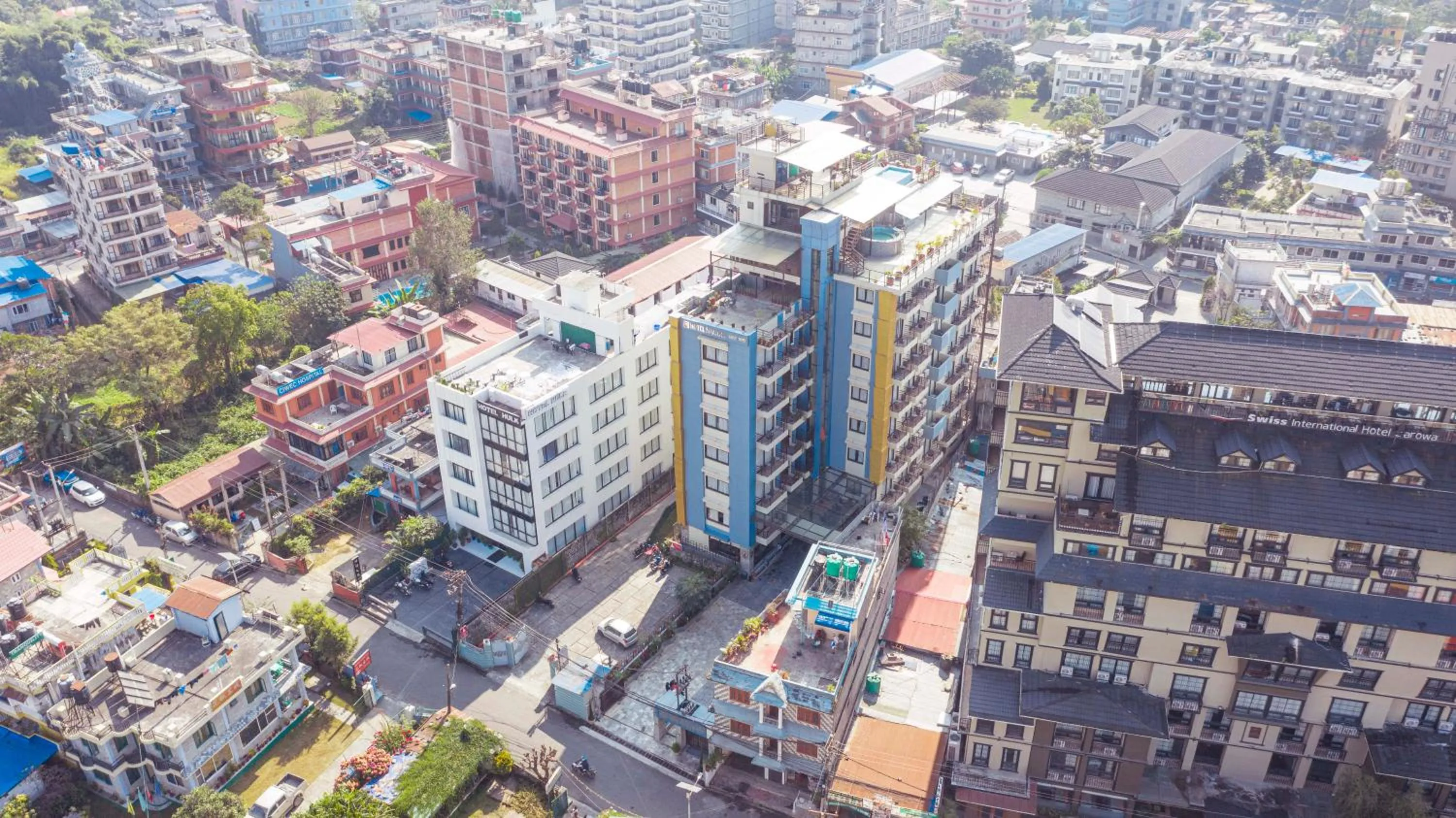 Bird's eye view in Hotel Shaara
