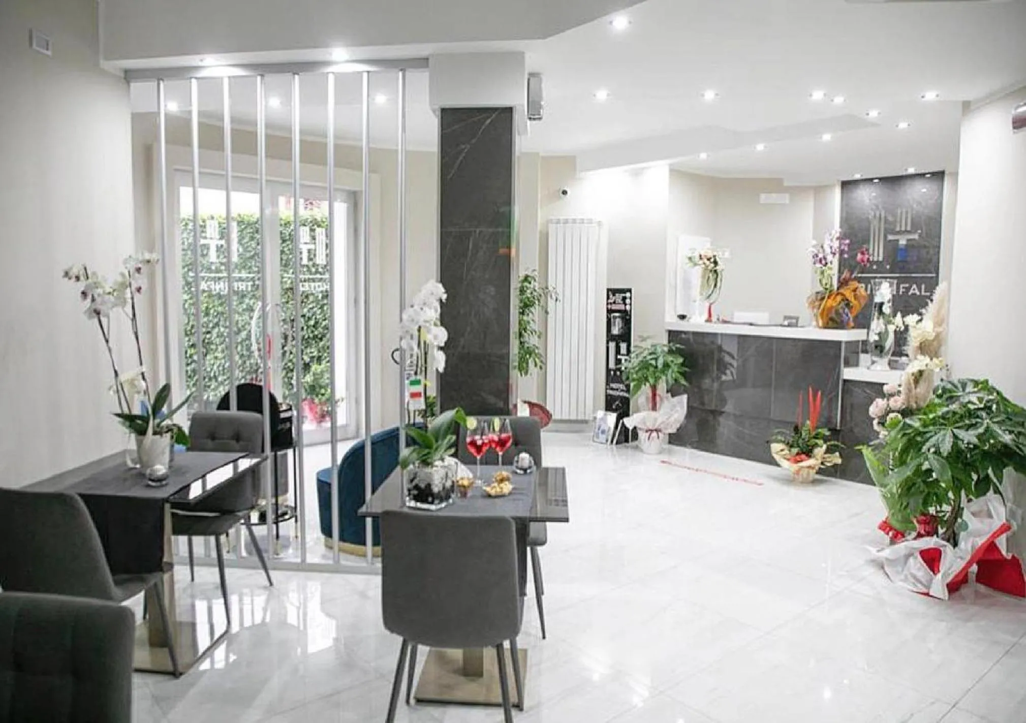Lobby or reception in Hotel Trionfal