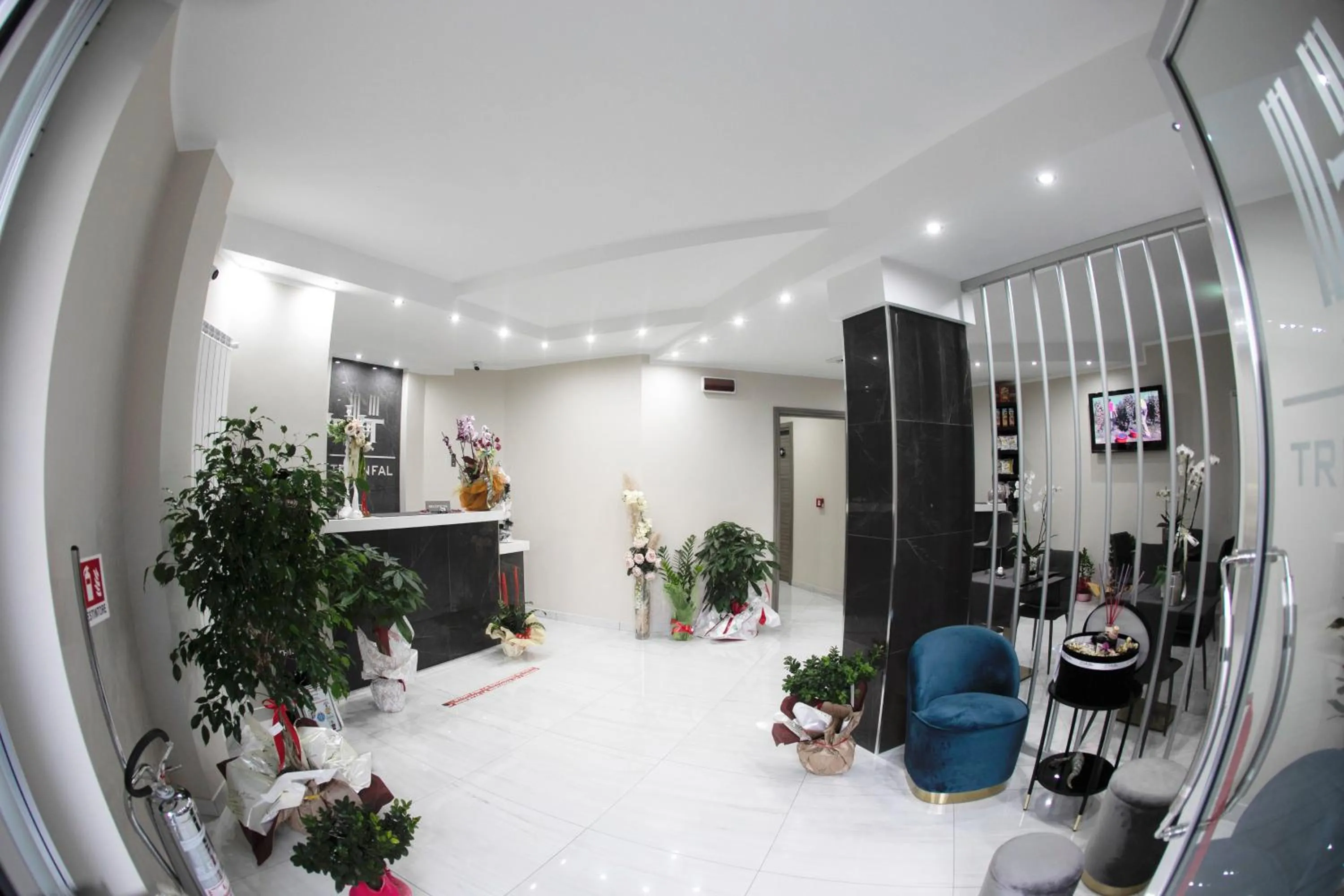 Lobby or reception in Hotel Trionfal