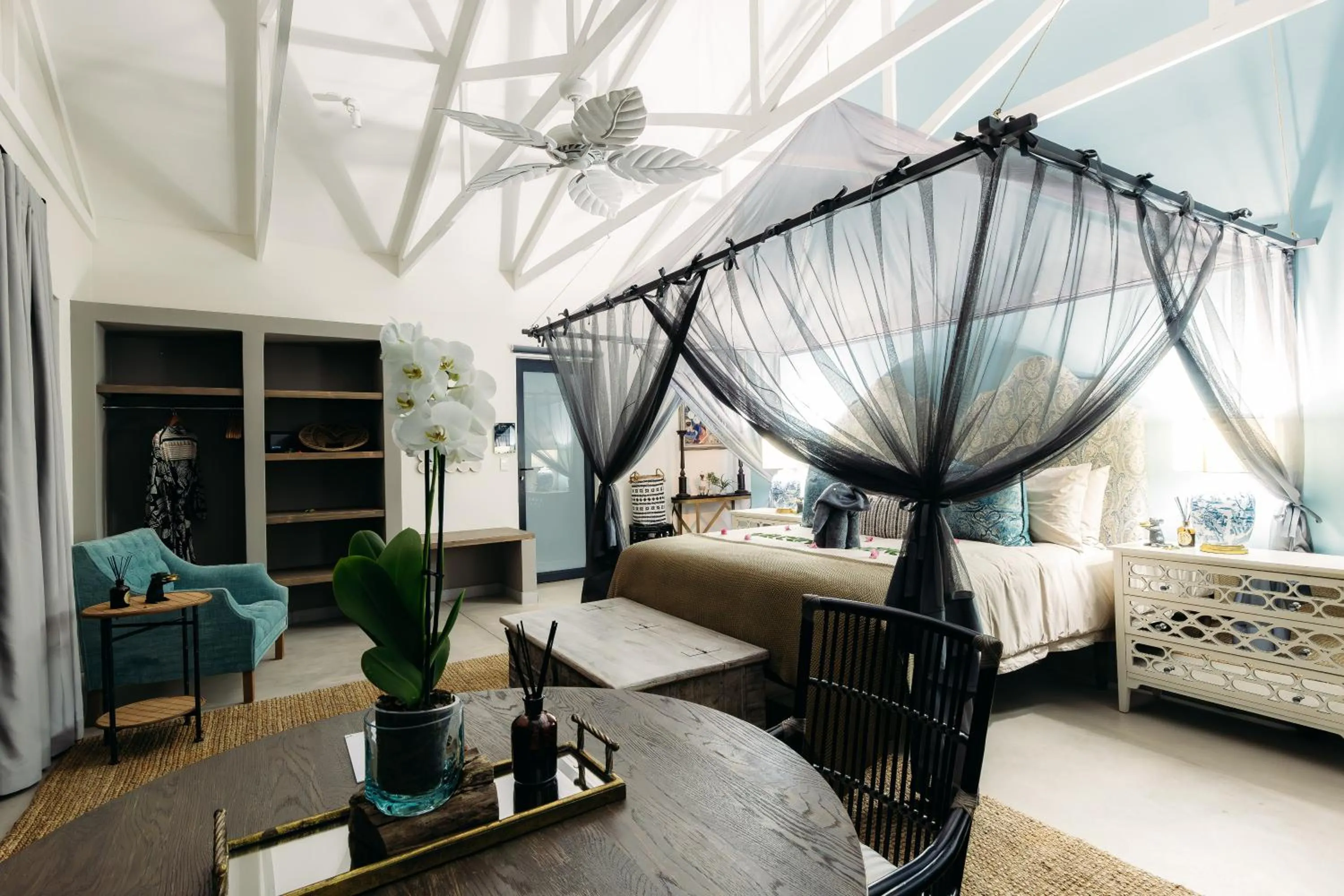 Bed in Safari Moon Luxury Bush Lodge