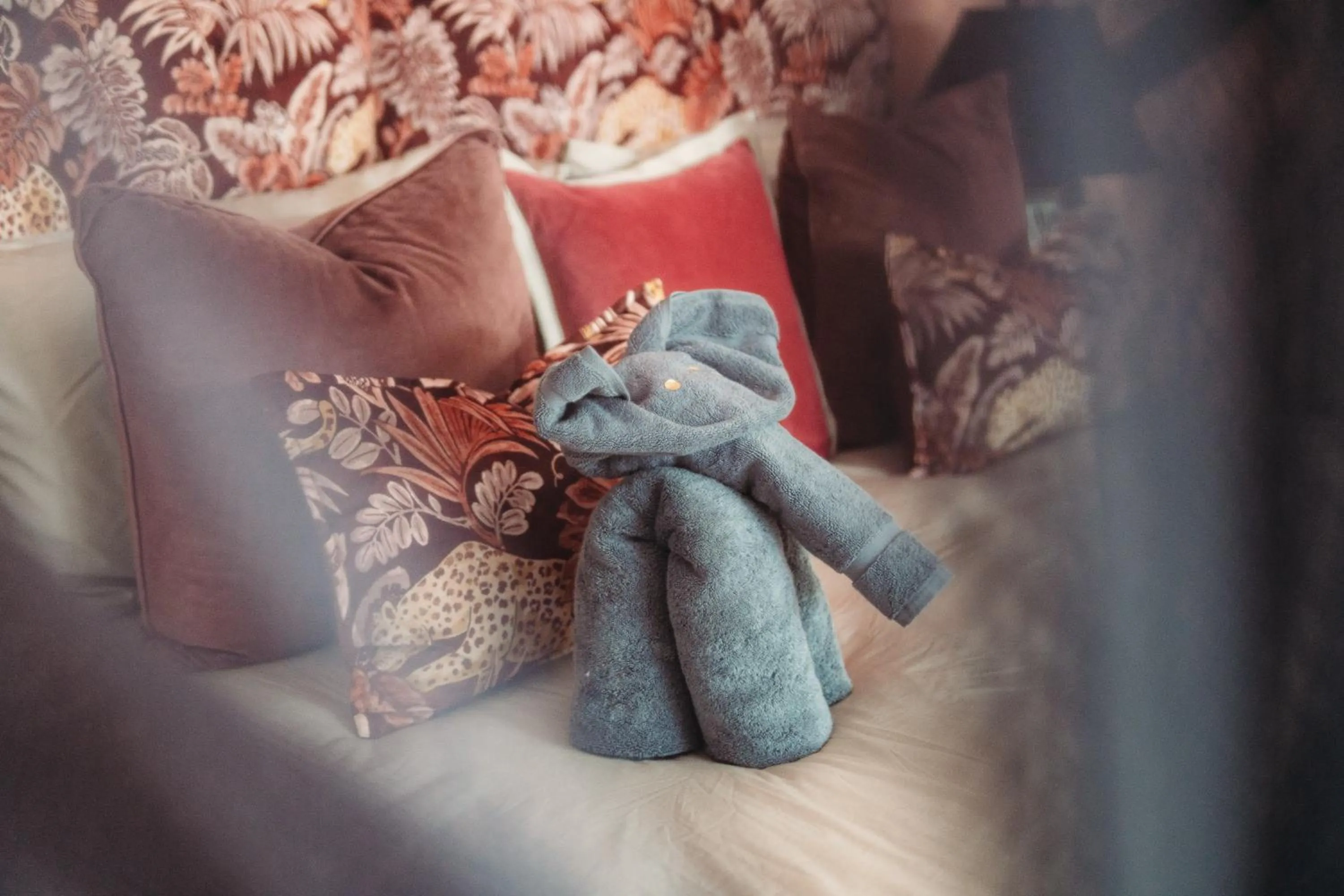 Bed in Safari Moon Luxury Bush Lodge