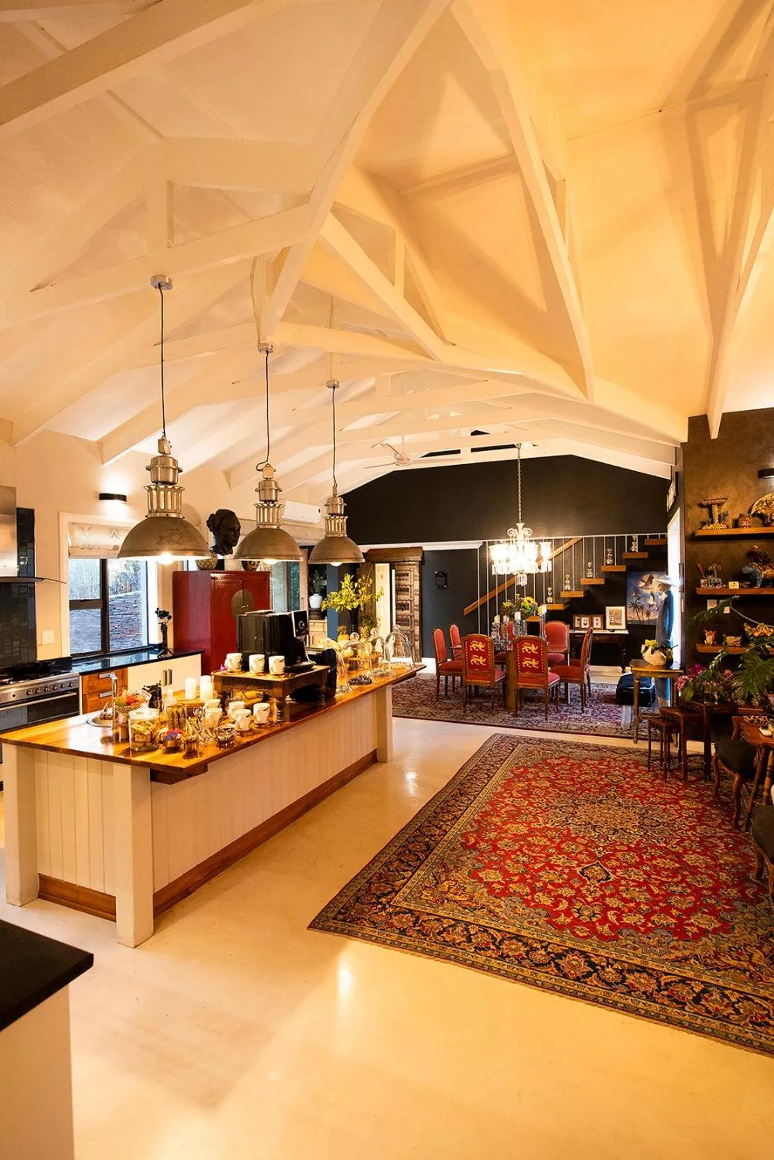 kitchen in Safari Moon Luxury Bush Lodge