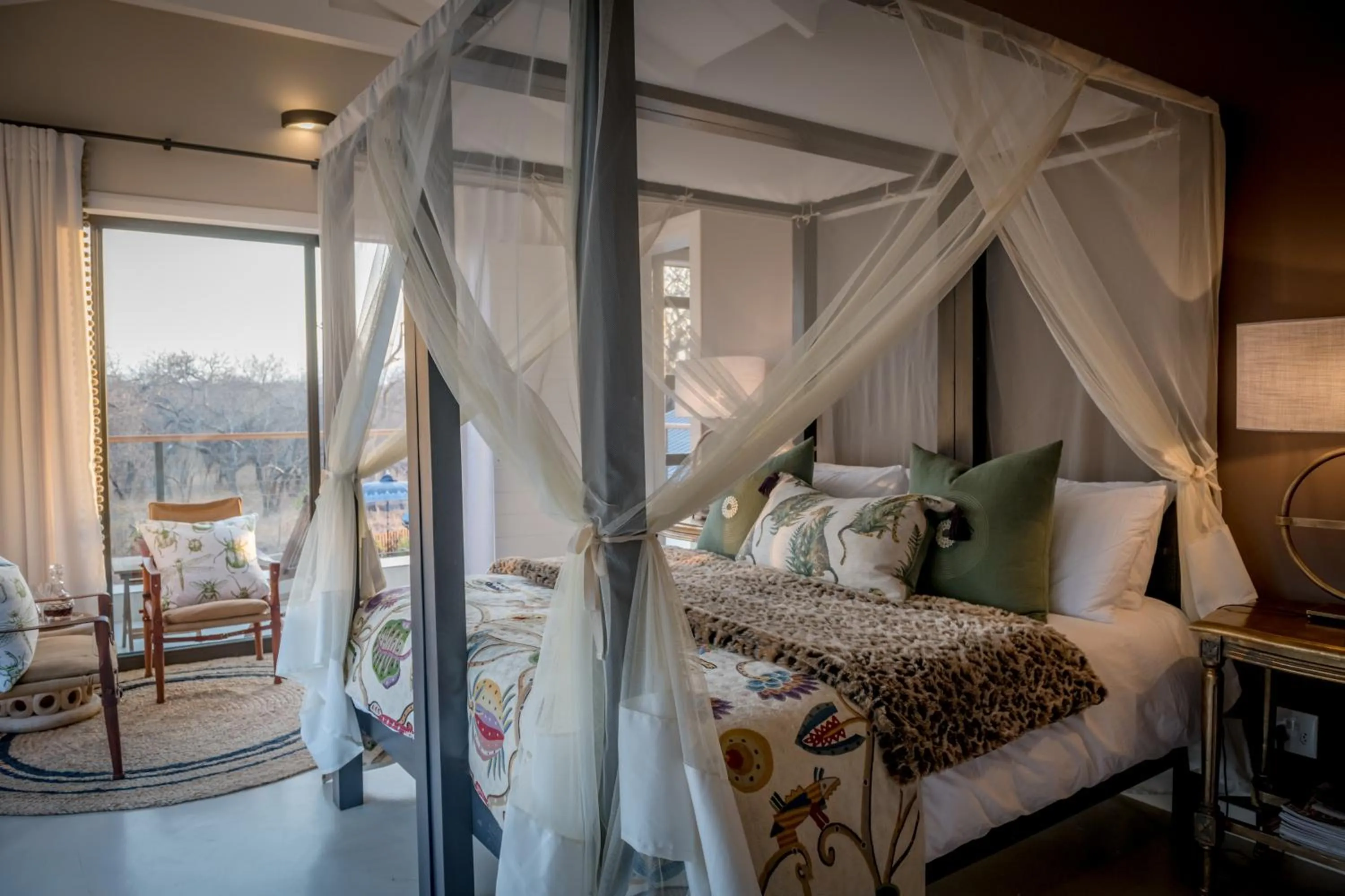 Bedroom, Bed in Safari Moon Luxury Bush Lodge