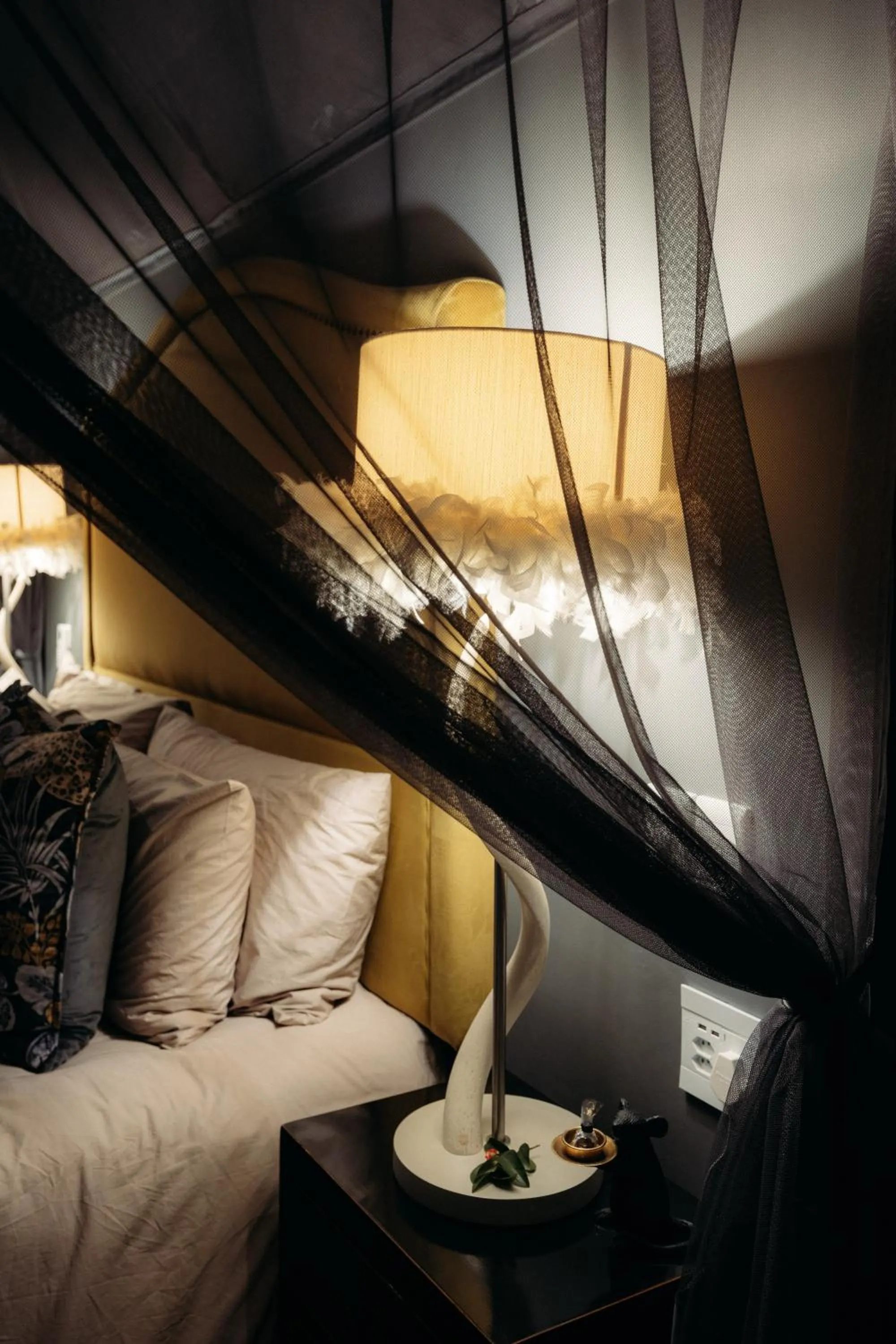 Bed in Safari Moon Luxury Bush Lodge