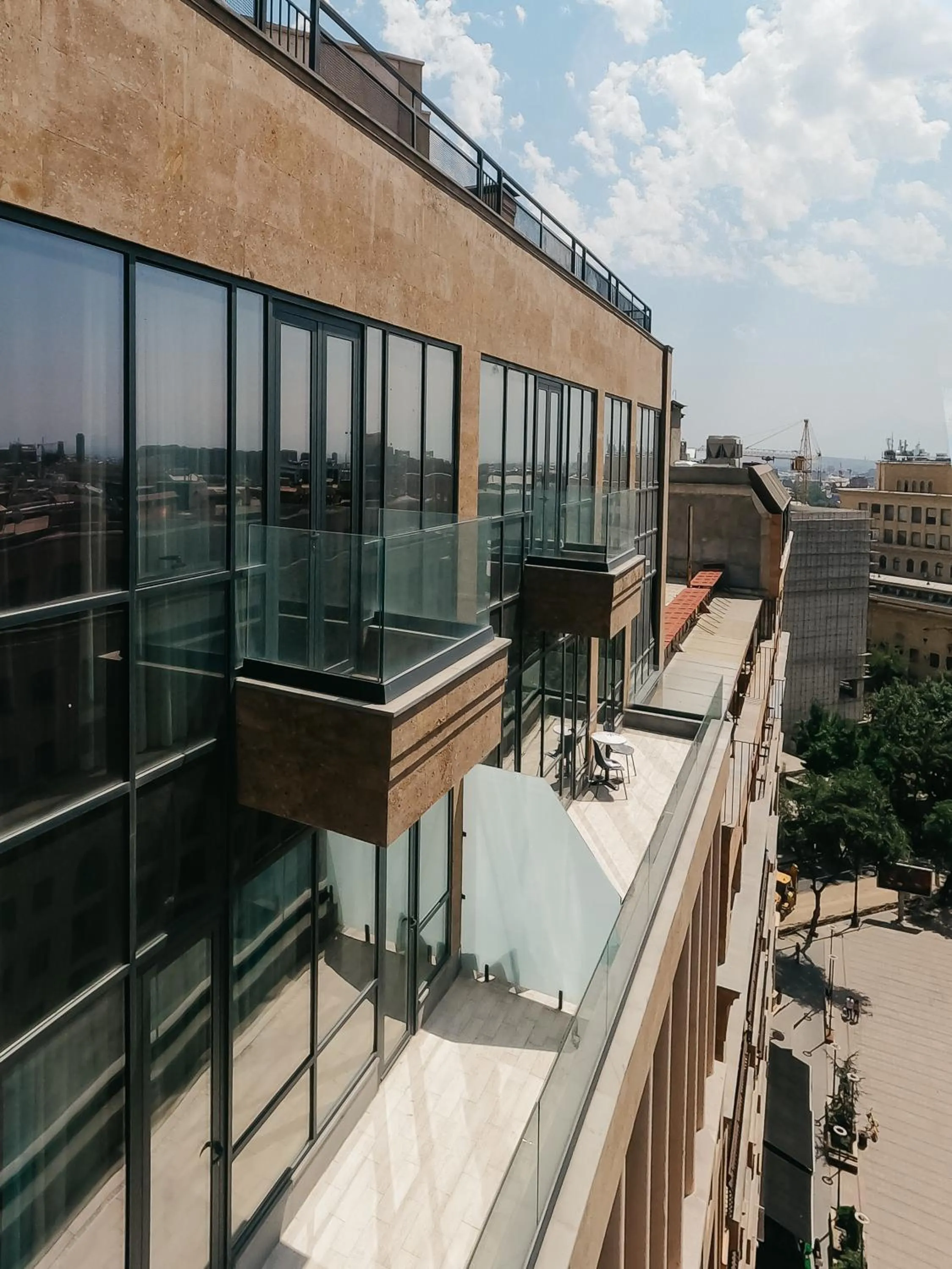Balcony/Terrace in Hilltop North Avenue by Stellar Hotels, Yerevan